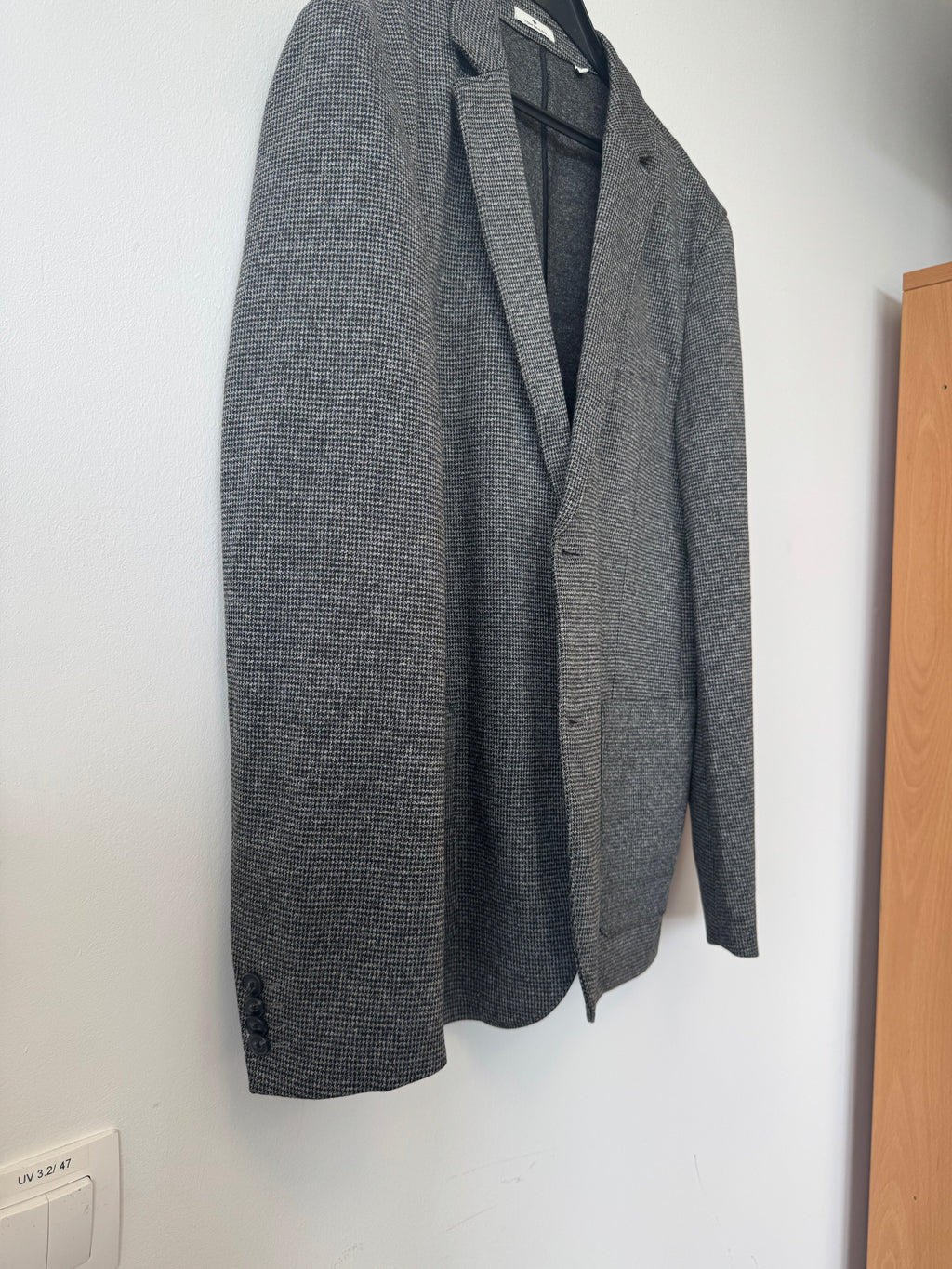 Tom Tailor Herren Blazer – Grau, Gr. 54, Polyester-Baumwolle, guter Zustand