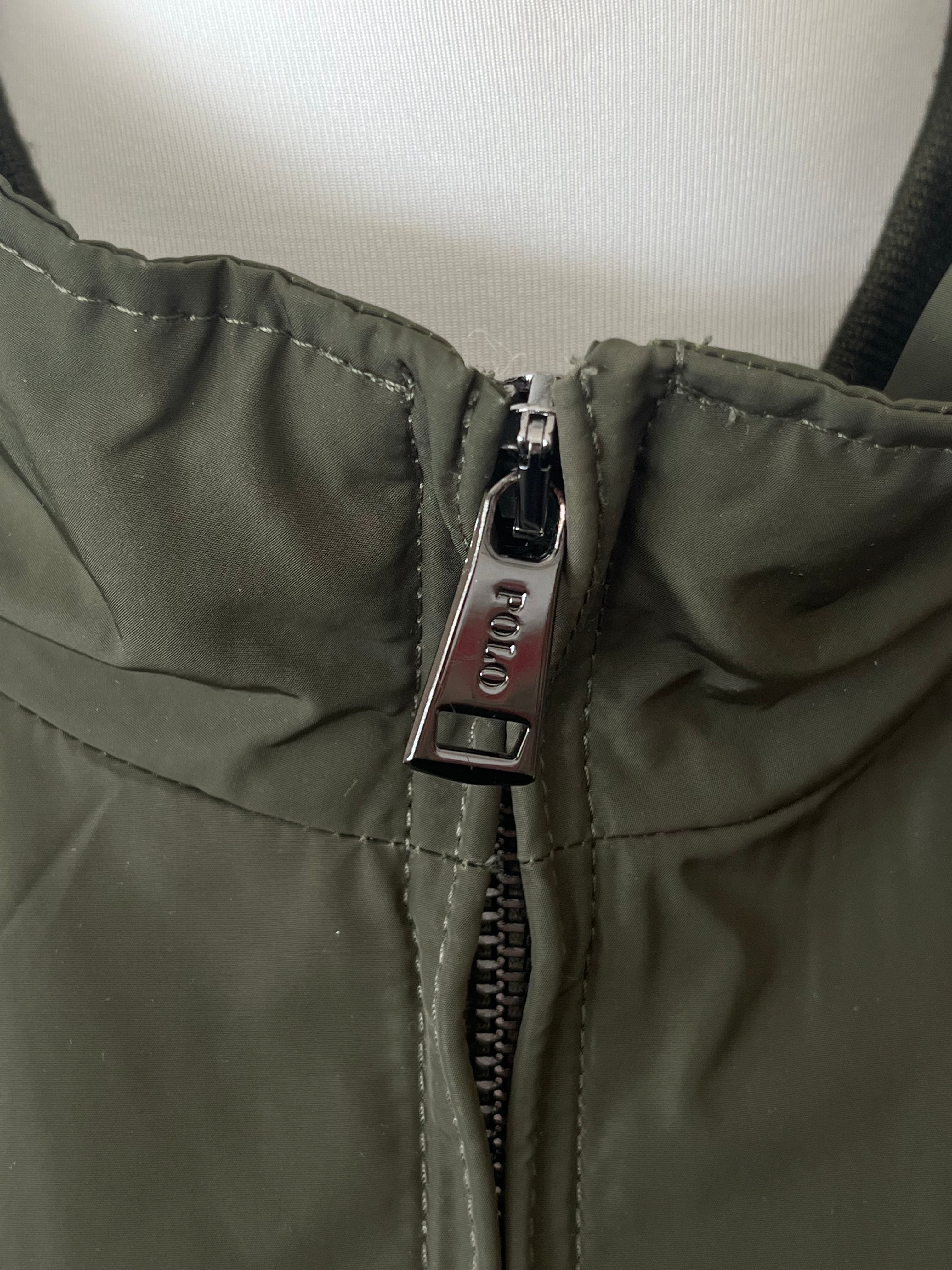 Polo Ralph Lauren Bomberjacke Olive XL Nylon Sehr Gut