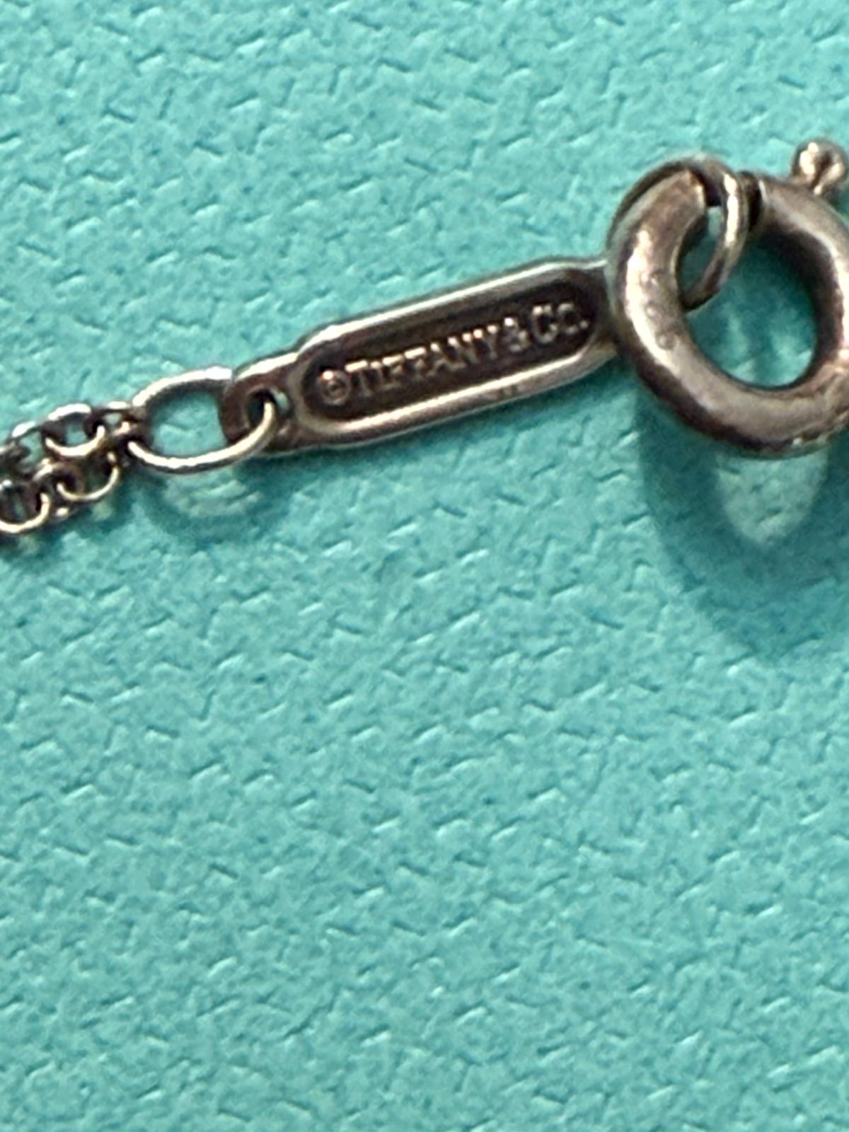 Tiffany & Co. Return to Tiffany Herz Armband, 16cm, Silber, guter Zustand