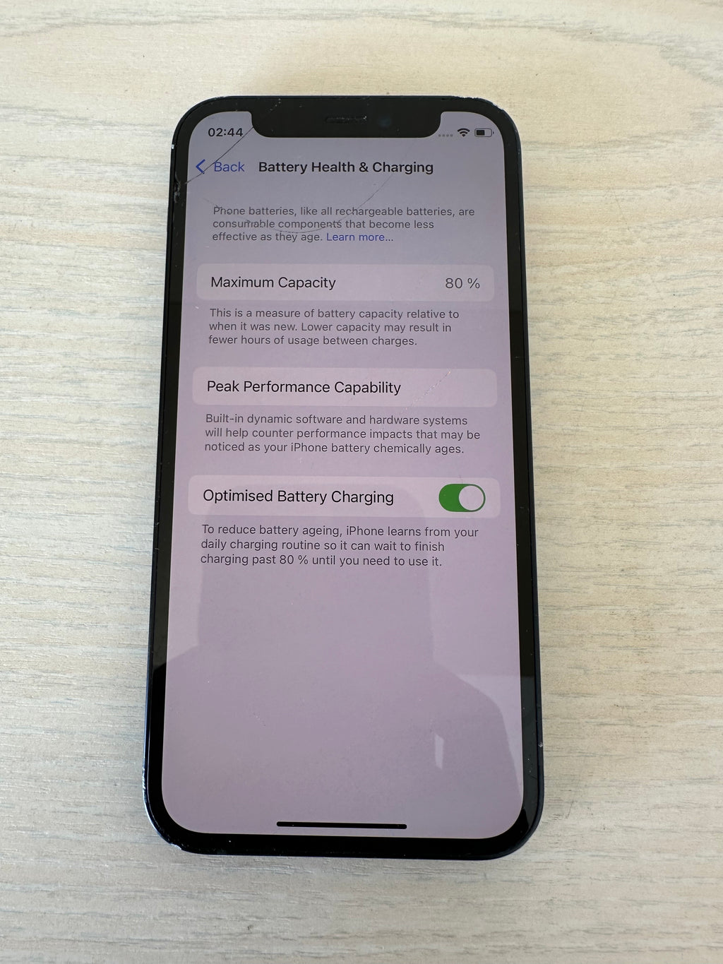 Apple iPhone 12 mini 128GB Black (A2399 EU) Poor, Back Glass Broken, With Case