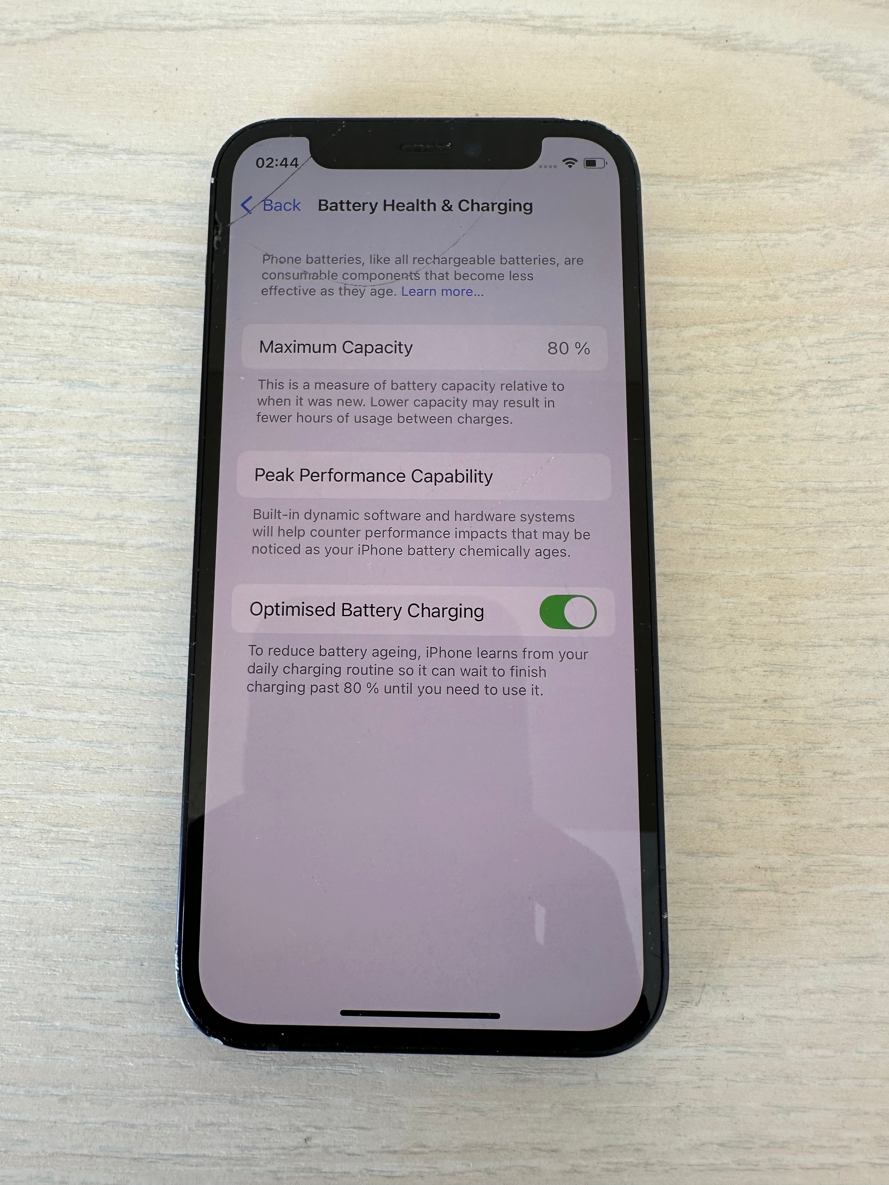 Apple iPhone 12 mini 128GB Black (A2399 EU) Poor, Back Glass Broken, With Case