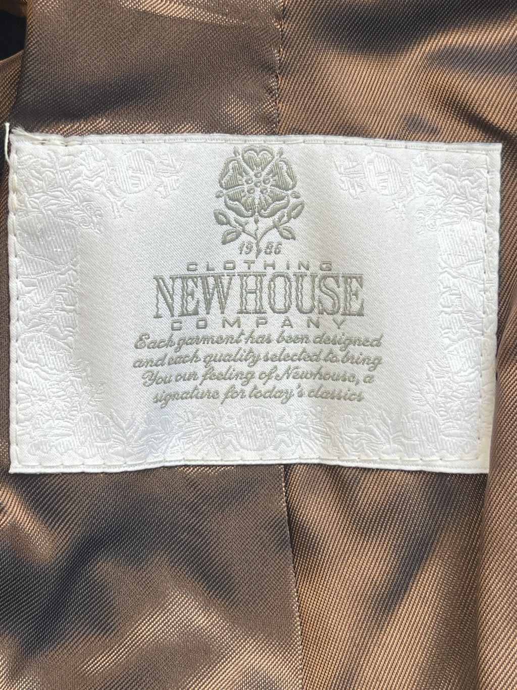 The Newhouse Classic Flausch Wool-Cashmere Coat Brown Size 40 Very Good