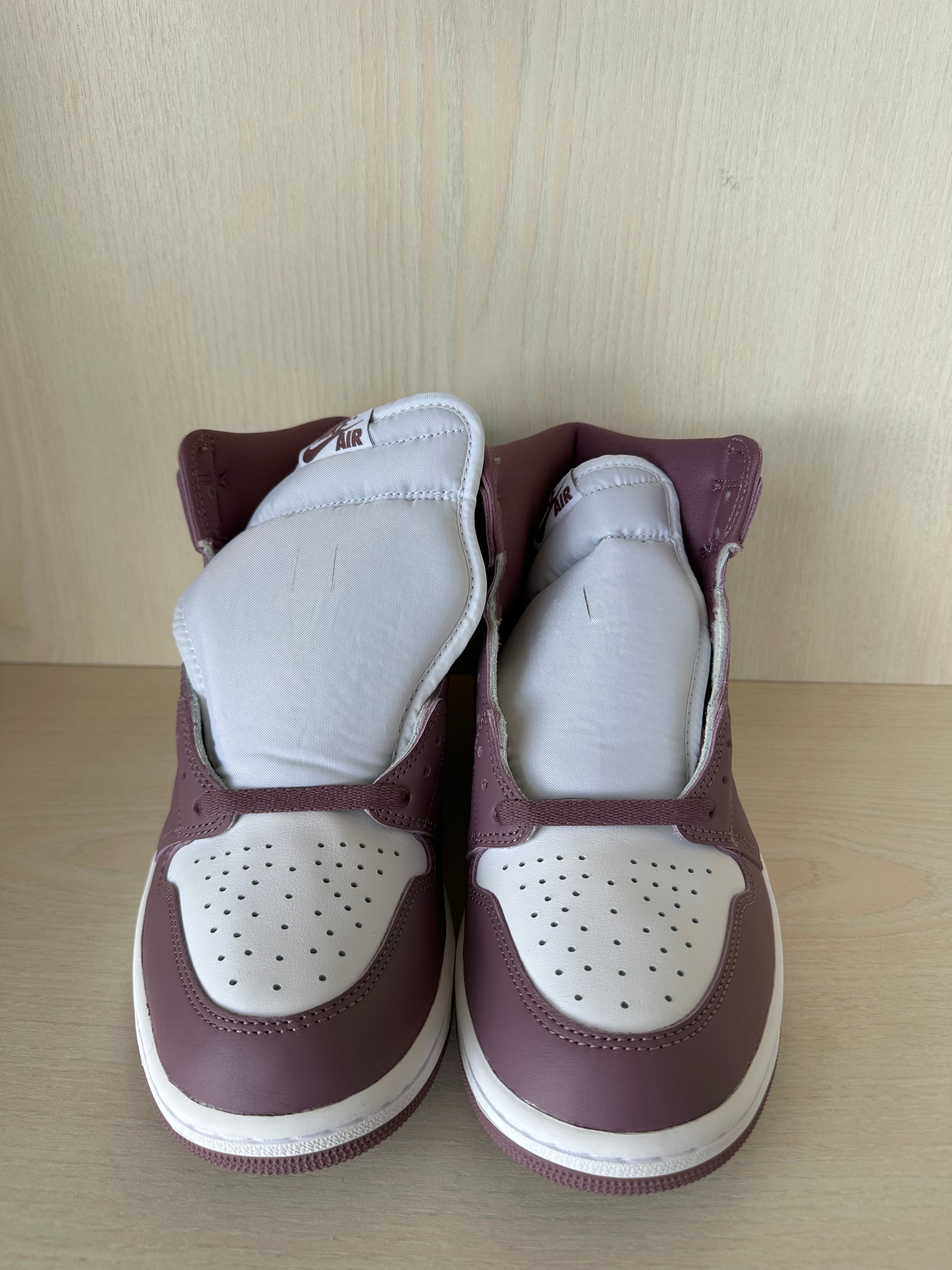 Nike Air Jordan 1 Retro High OG Mauve Weiß EUR 42 Neu