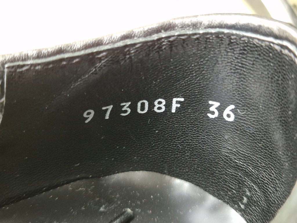 Paciotti 308 Madison Leather Shoes Black Size 36 Very Good Condition