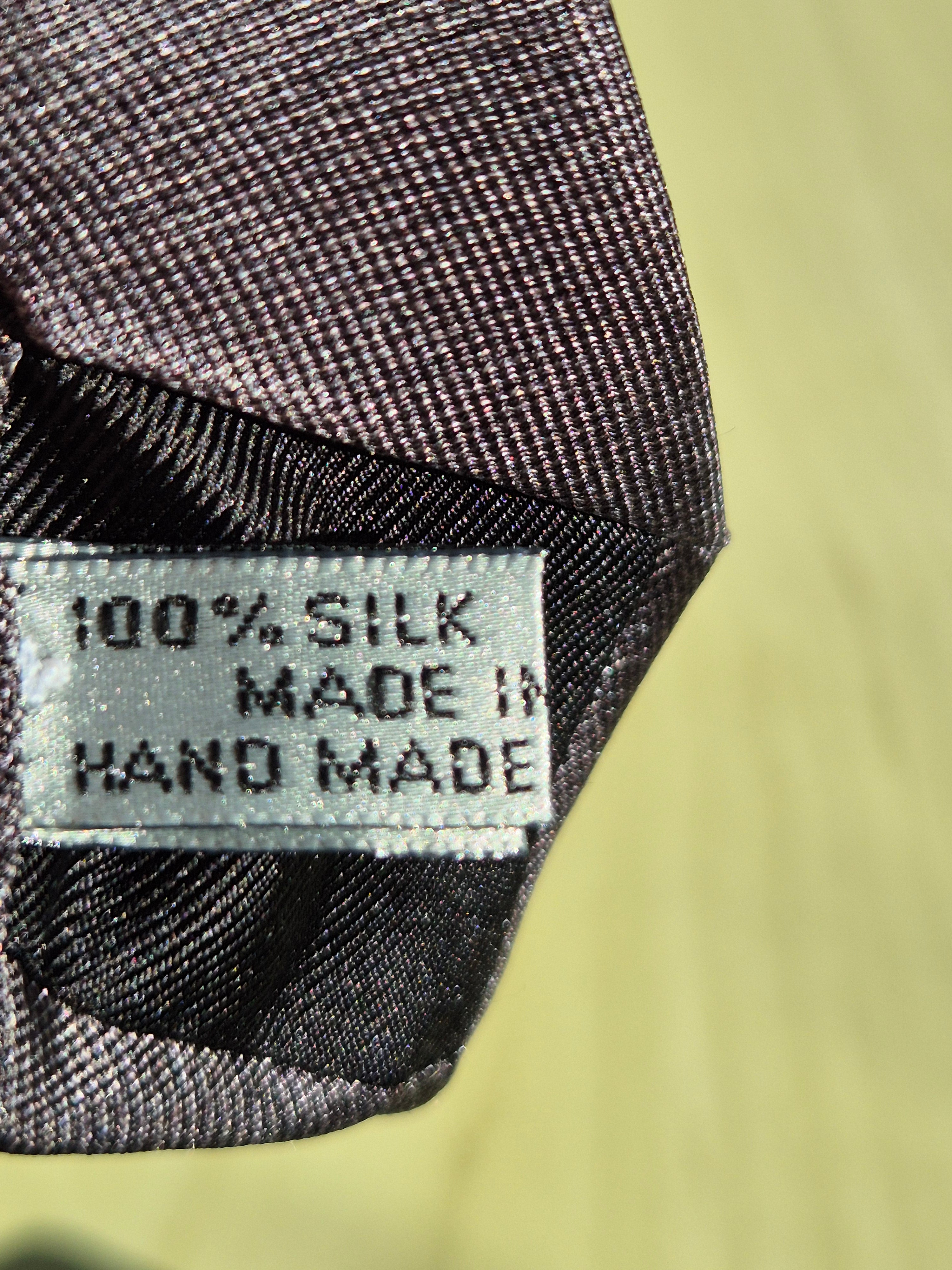 Dior 100% Silk Tie – Silver – Standard Size – Brand New with Tags