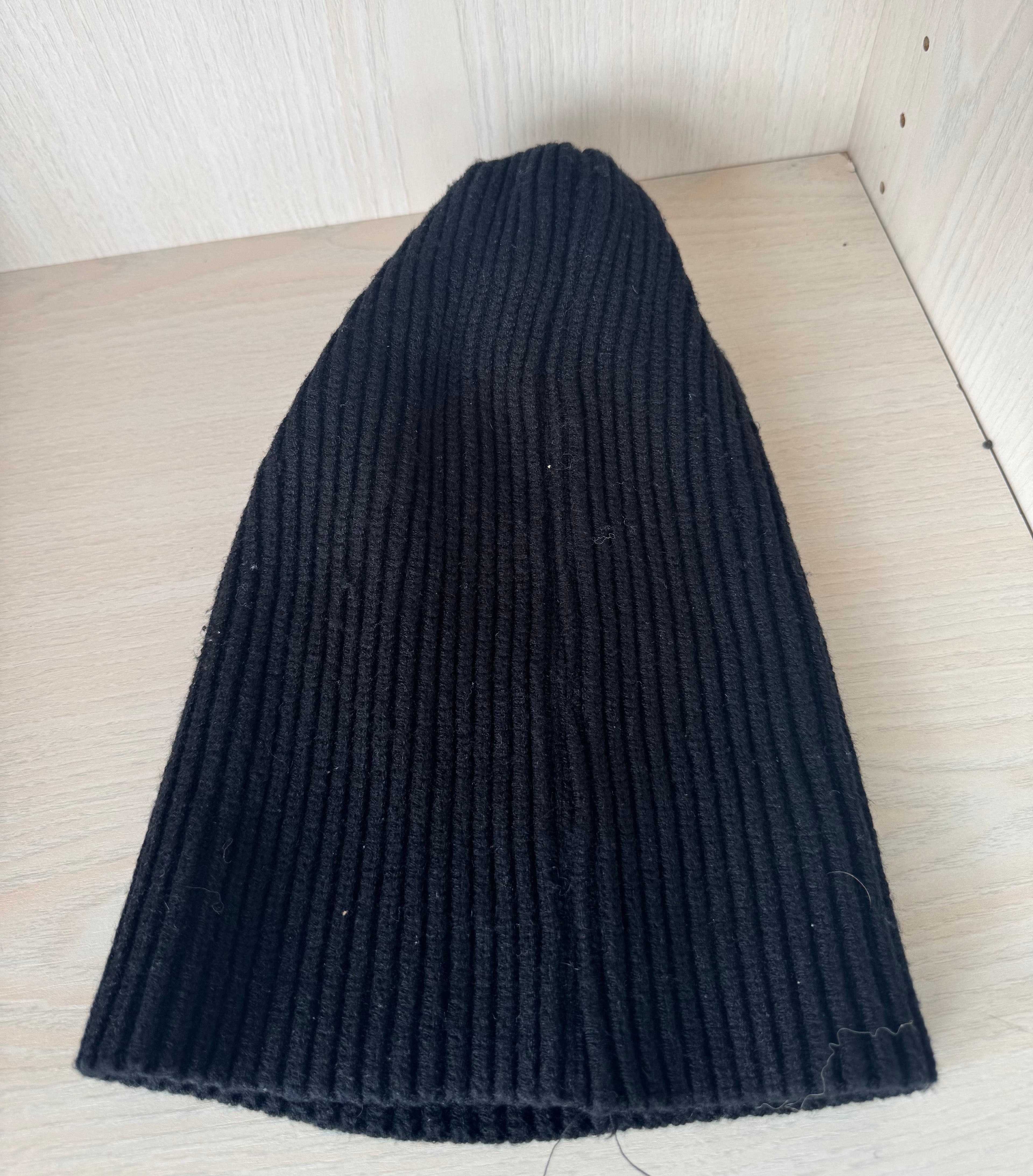 Urban Classics Rib-Knit Balaclava, schwarz, One Size, guter Zustand