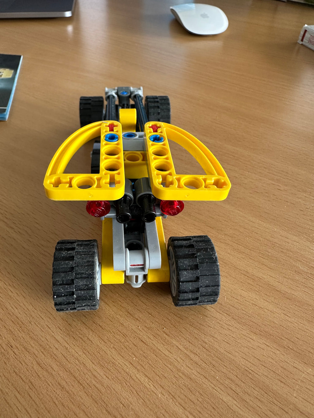 LEGO Technic 8290 Mini Telehandler Forklift Black/Yellow Small Very Good