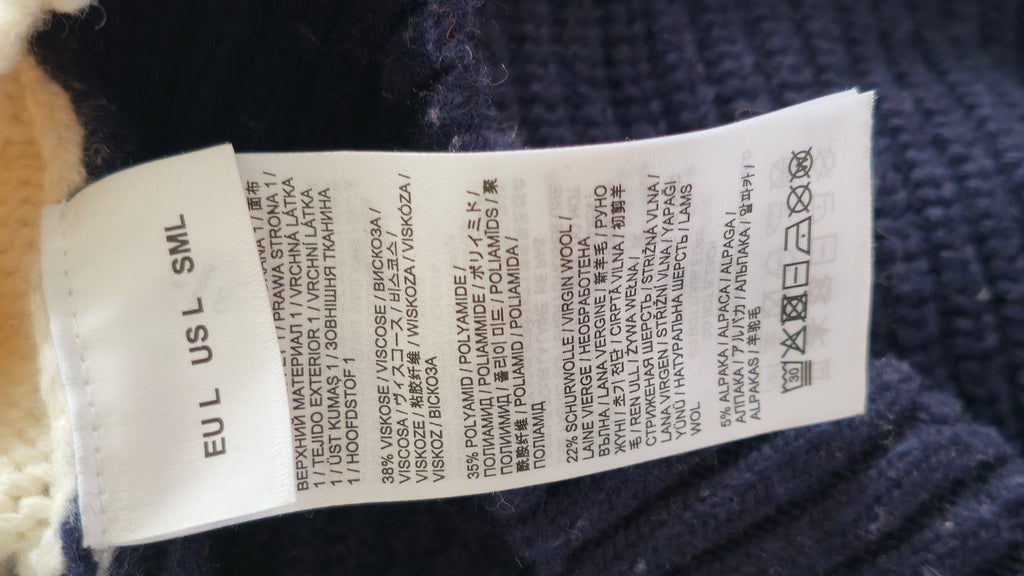 Bogner Fire + Ice Annina Rollkragenpullover, Wollmix, Grau/Marine, Gr. M, Top