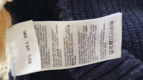 Bogner Fire + Ice Annina Rollkragenpullover, Wollmix, Grau/Marine, Gr. M, Top