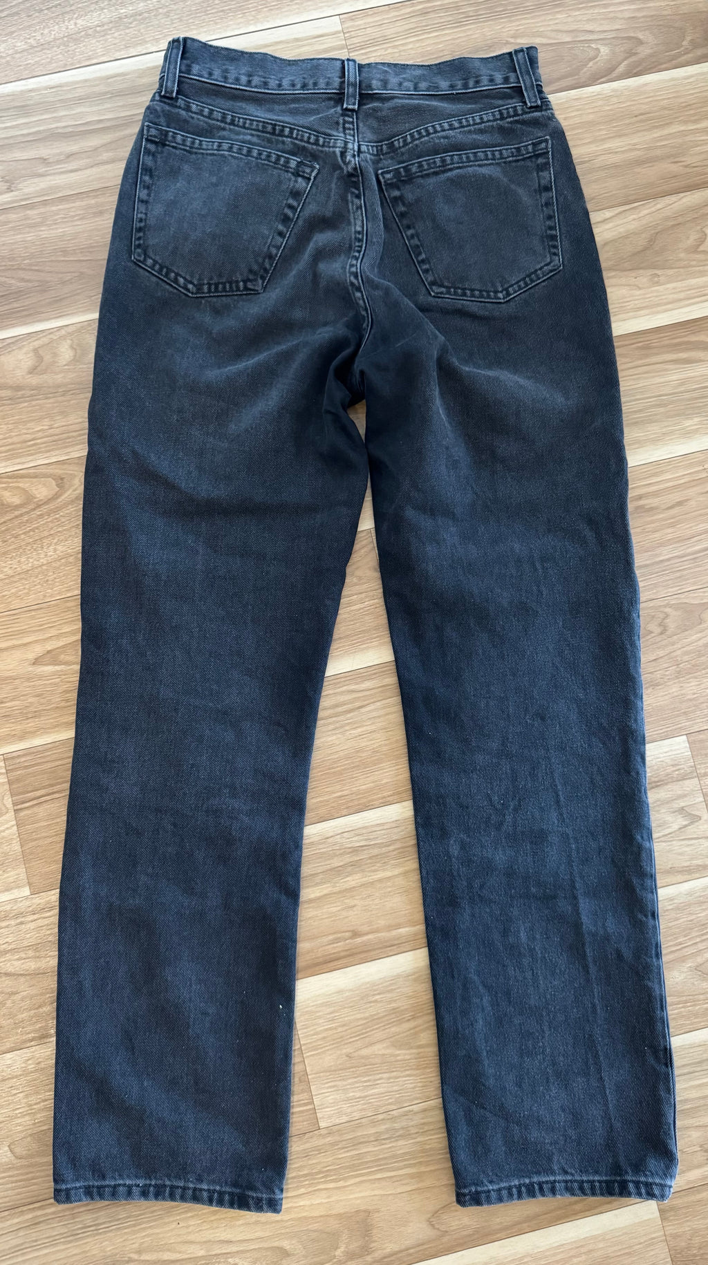 Topshop Dad Jeans – Schwarz – W26 L32 – 100% Baumwolle – Sehr guter Zustand