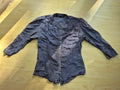 Zara Woman Blouse | Size S | Blue & White Polka Dots | Good Condition