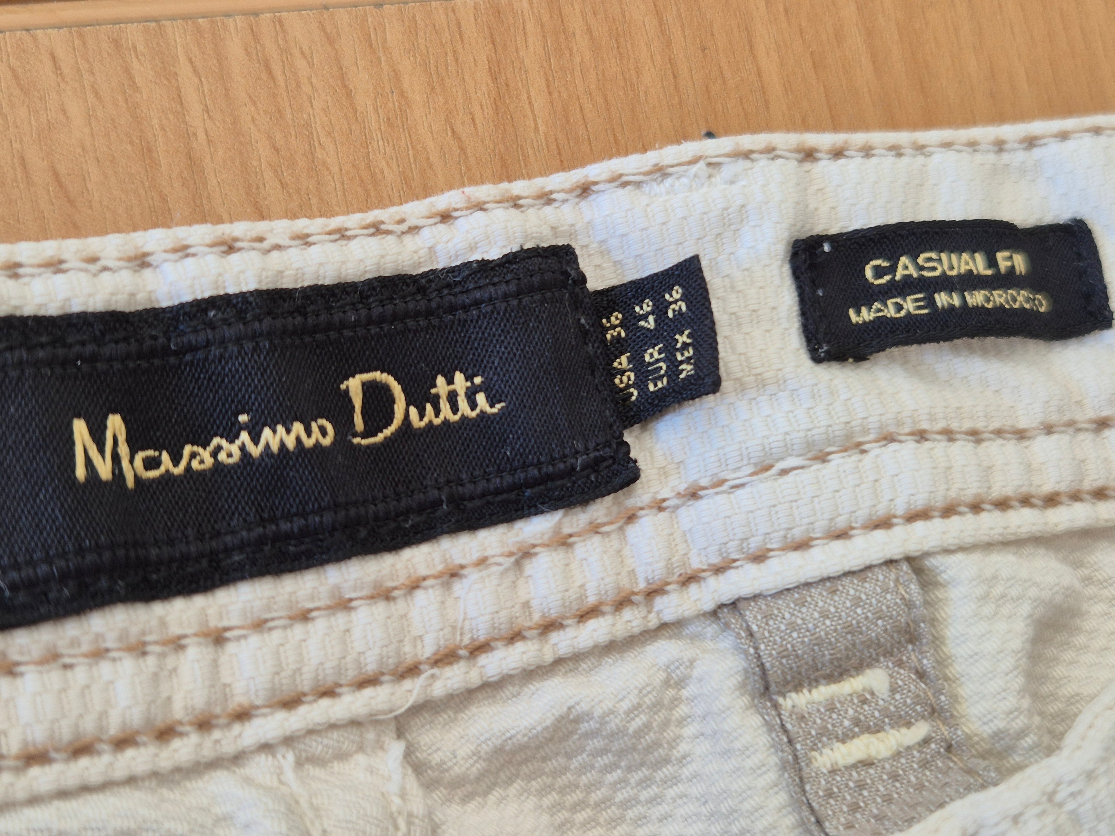 Massimo Dutti Casual Fit Chino, Weiß, Größe 46, Sehr guter Zustand