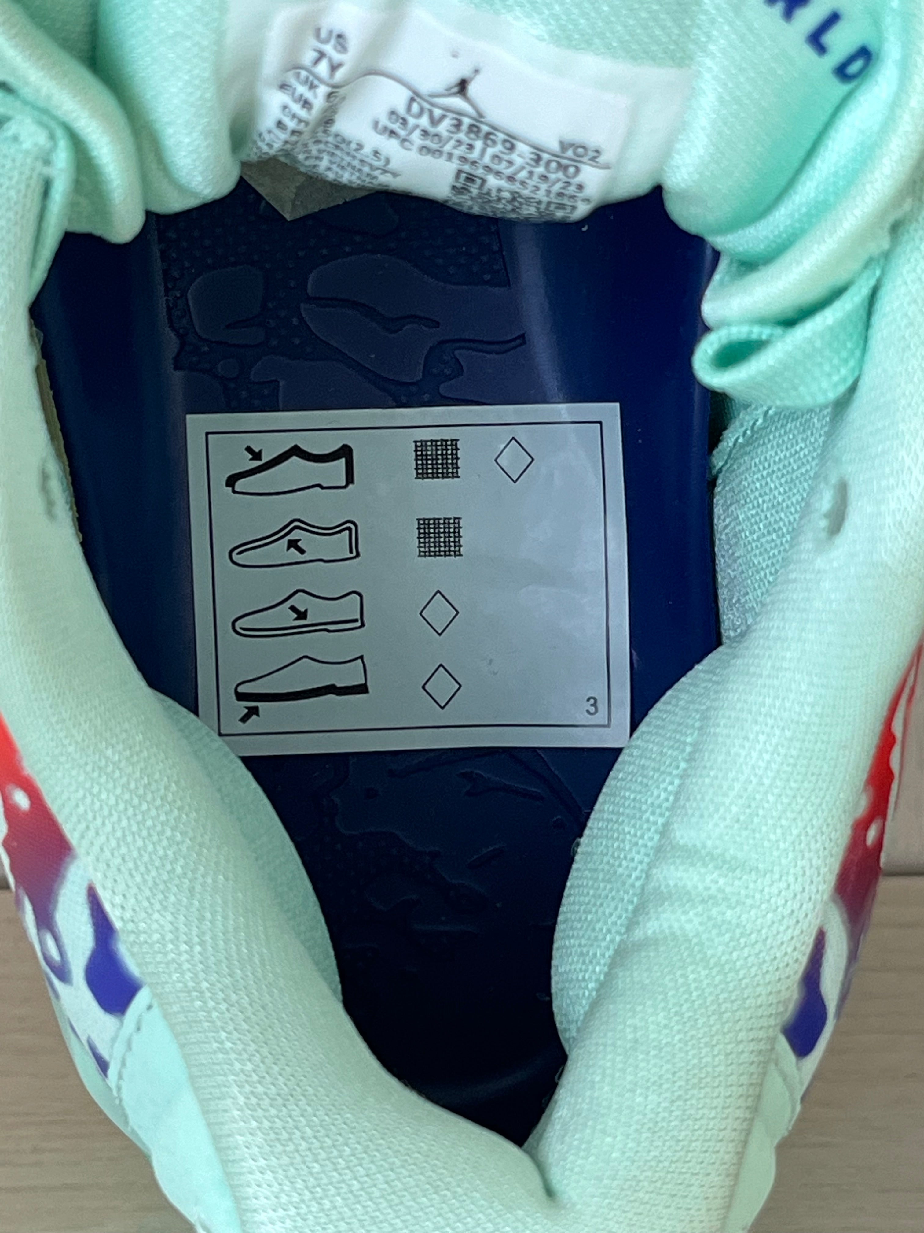Nike Jordan Zion 3 GS “Mint Foam/Concord” – New – EU 40 / US 7Y