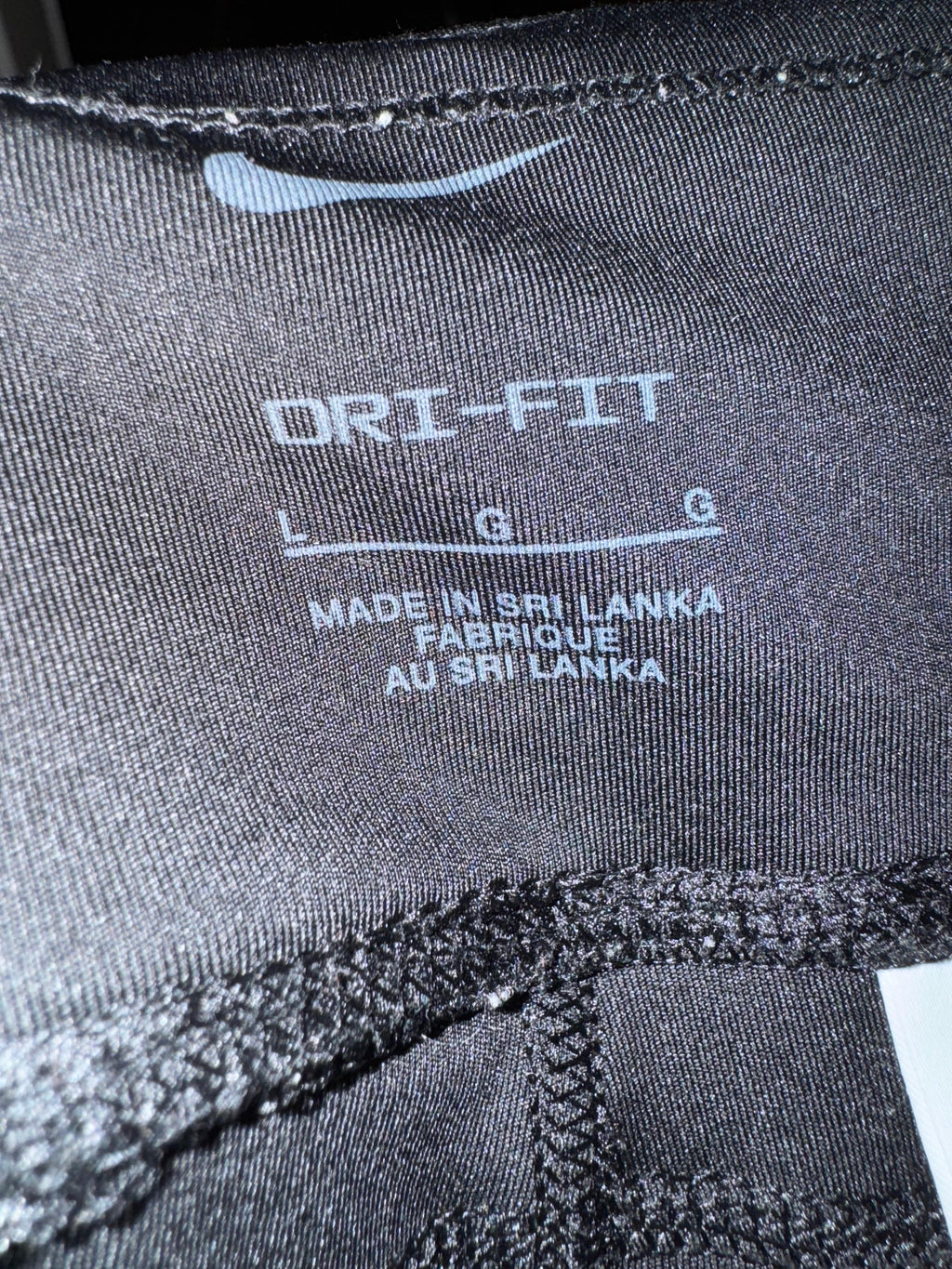 Nike Dri-FIT Leggings Schwarz Gr. L – Guter Zustand