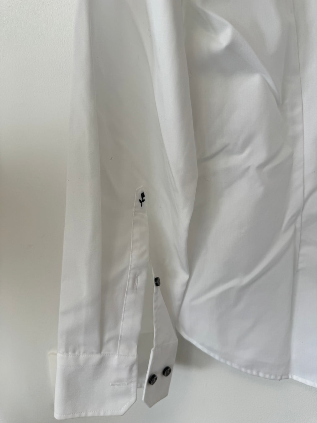 Seidensticker Tailored Hemd – Weiß, Gr. 42 (16½), Baumwolle, Gebraucht
