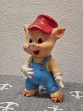 Vintage Disney Ledra Practical Pig Squeak Toy 25cm Multicolor Good Condition
