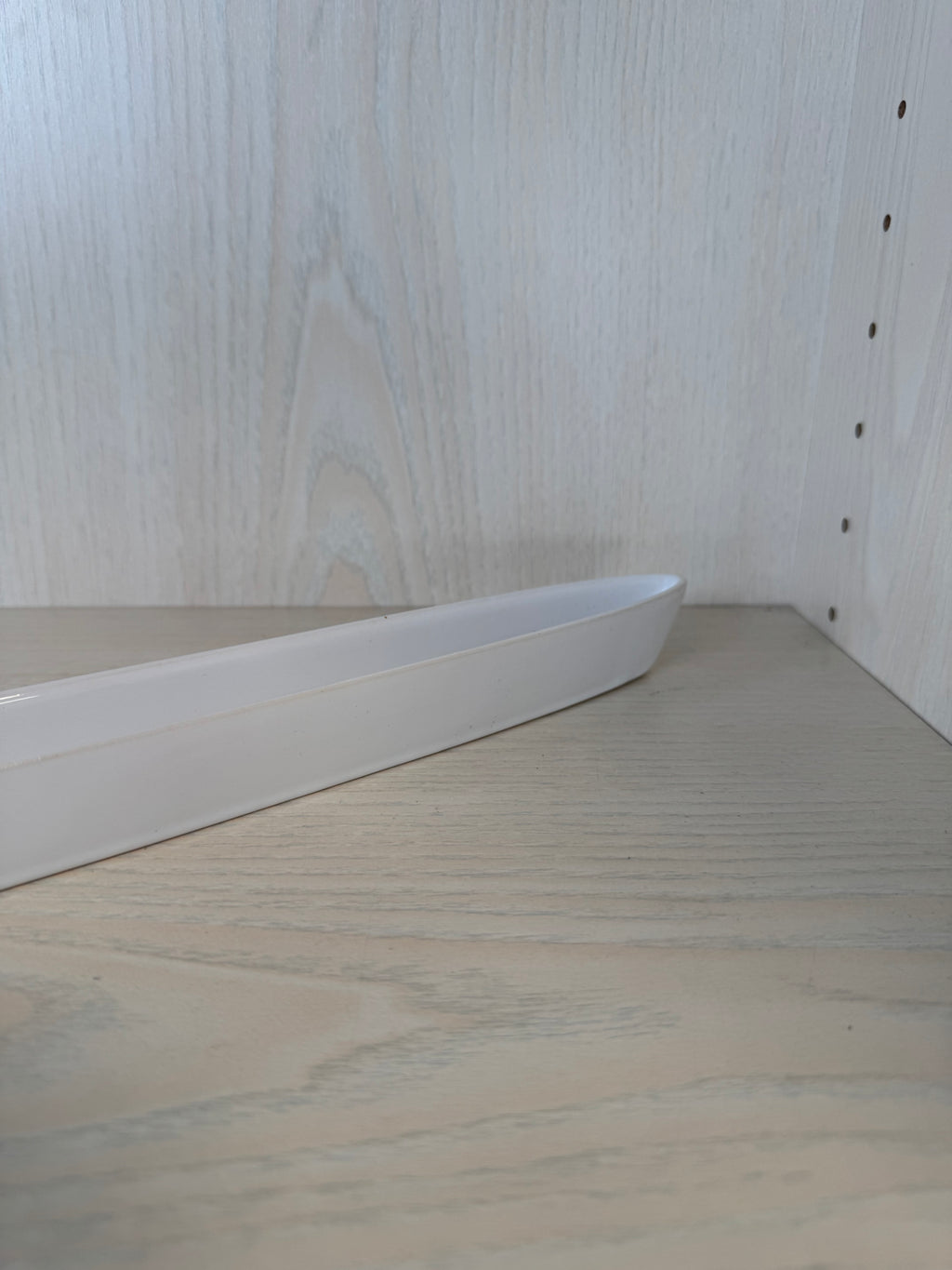ASA Selection Servierplatte Porzellan Weiß 40 cm schlank – sehr guter Zustand