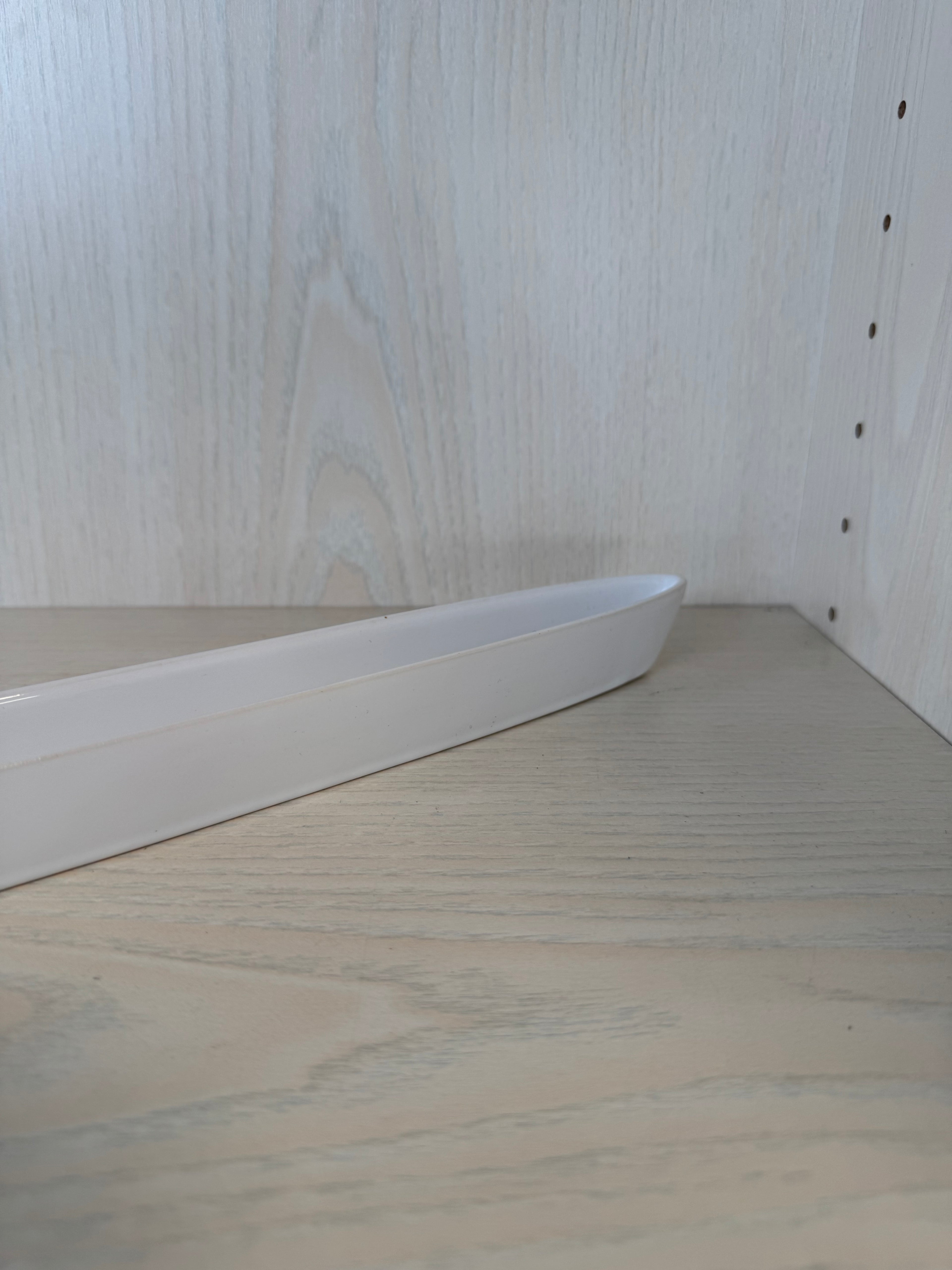 ASA Selection Servierplatte Porzellan Weiß 40 cm schlank – sehr guter Zustand