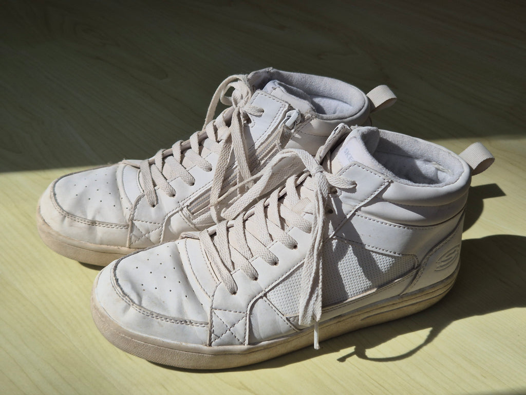 Skechers Energy Lights Eliptic Gr. 39 – weiße leuchtende High-Top-Sneaker