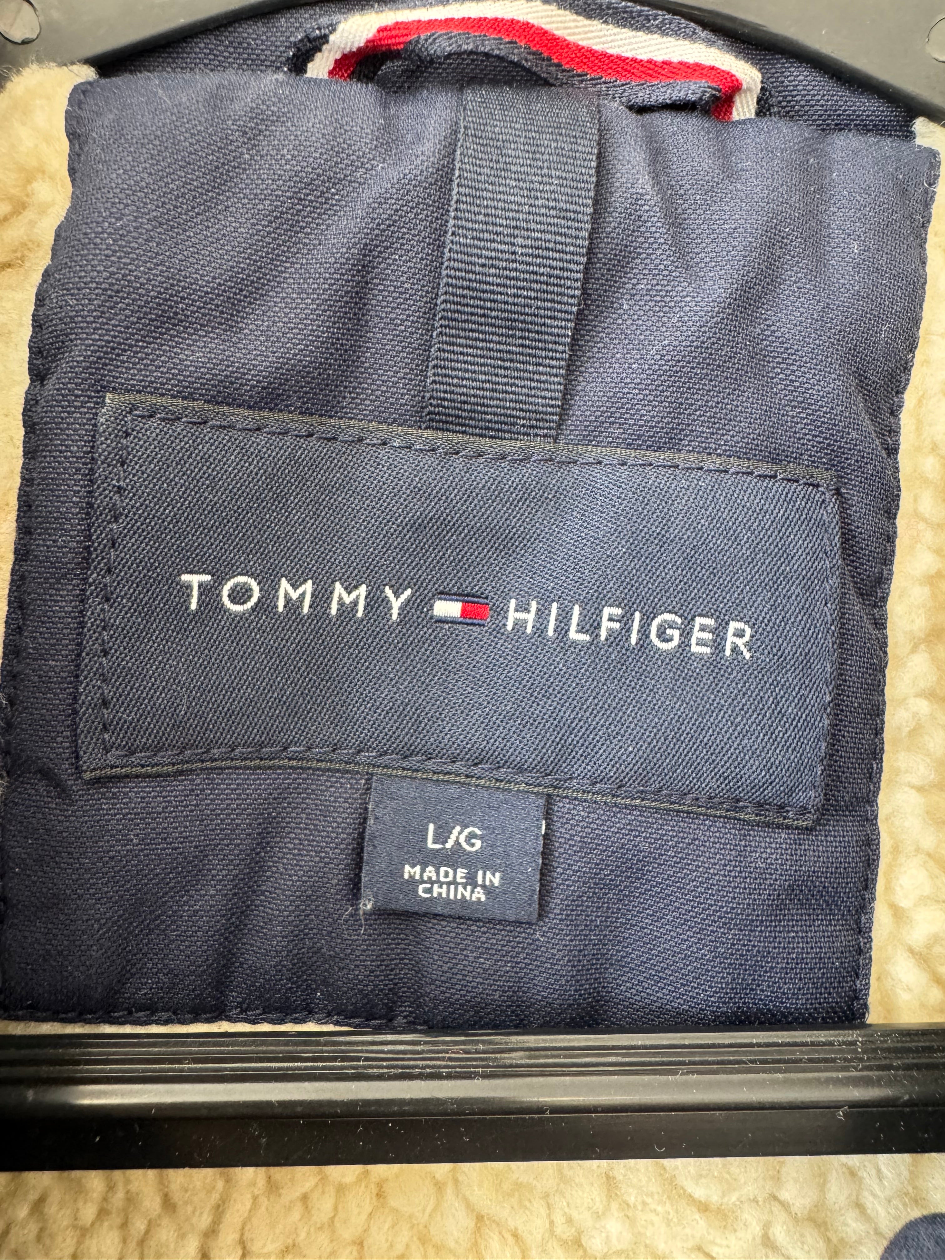 Tommy Hilfiger Tucker Sherpa Lined Winter Jacket, Blue, Size L, New