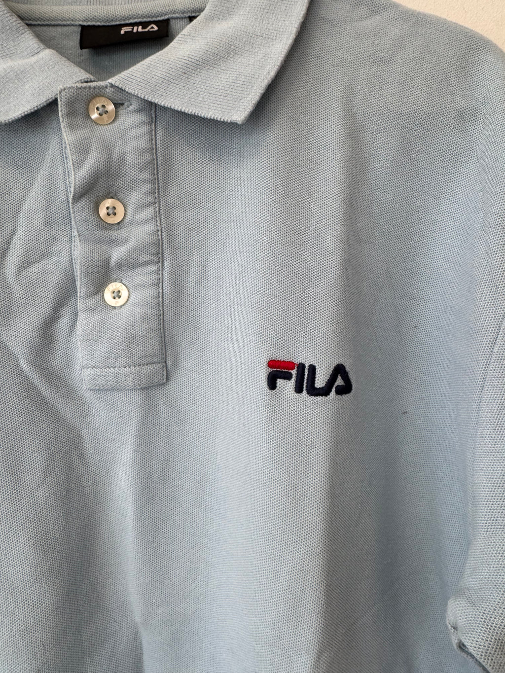 FILA „Dante“ Polo, Hellblau, Größe M, guter Zustand