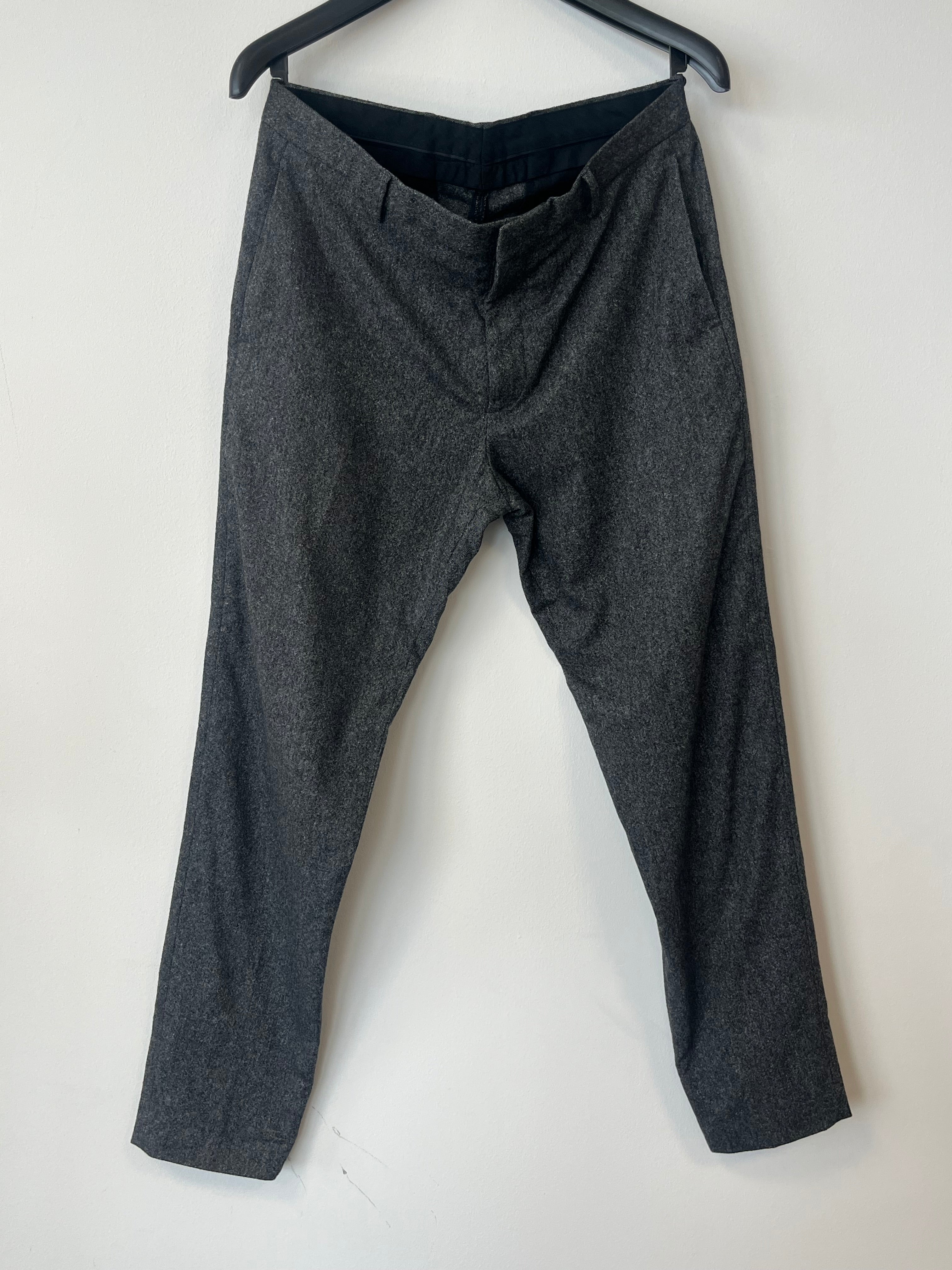 COS Wollmix Herren Hose EU 48 Anthrazit Sehr Gut