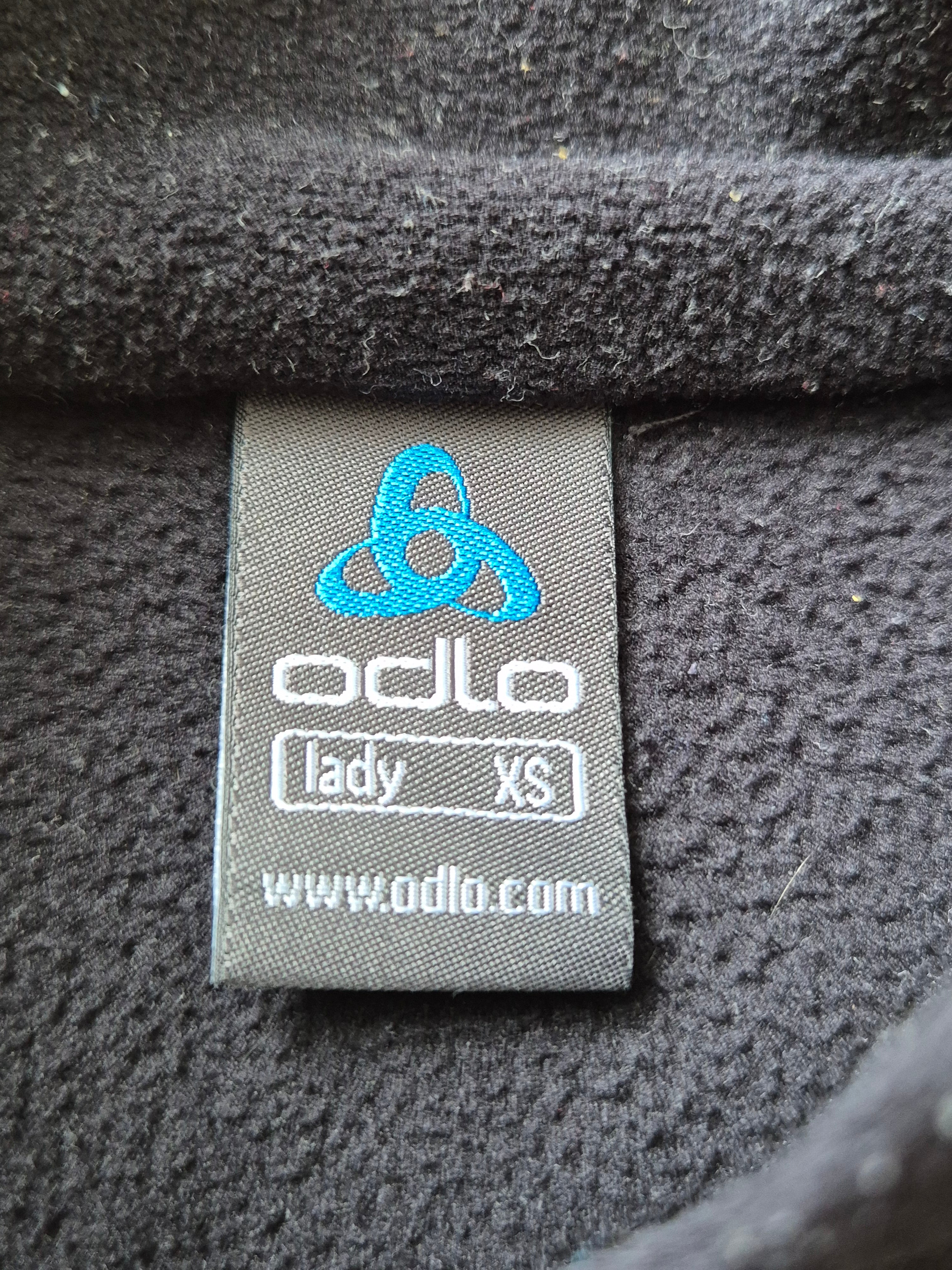 Odlo Damen XS Schwarz Microfleece 1/2-Zip Pullover – warm & atmungsaktiv