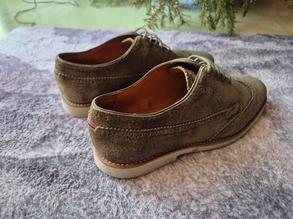 Tommy Hilfiger Suede Derby Shoes | EU 43 Brown | Good Condition