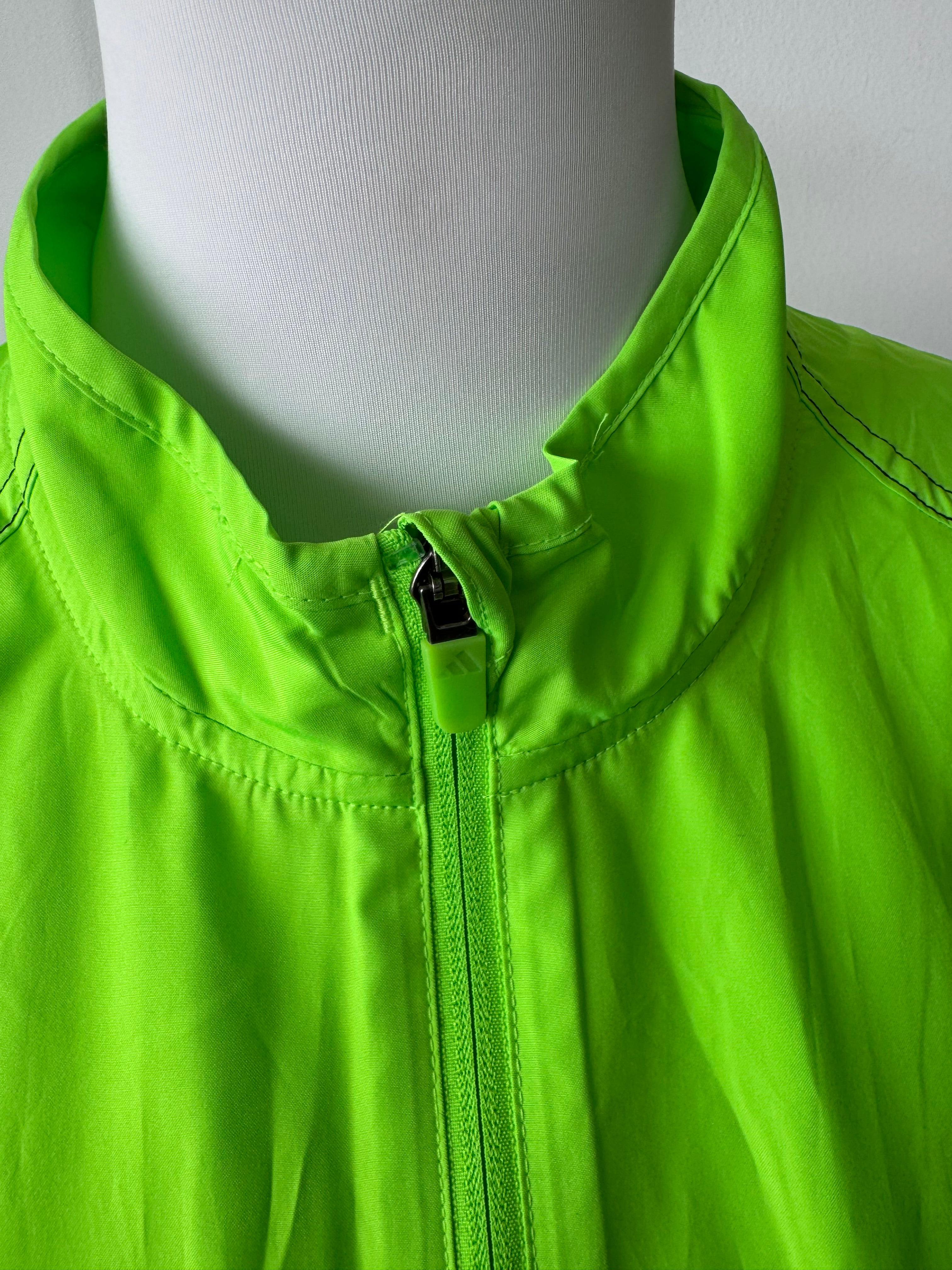 Adidas Adizero ClimaProof Laufjacke M Neon Gelb/Grün, guter Zustand