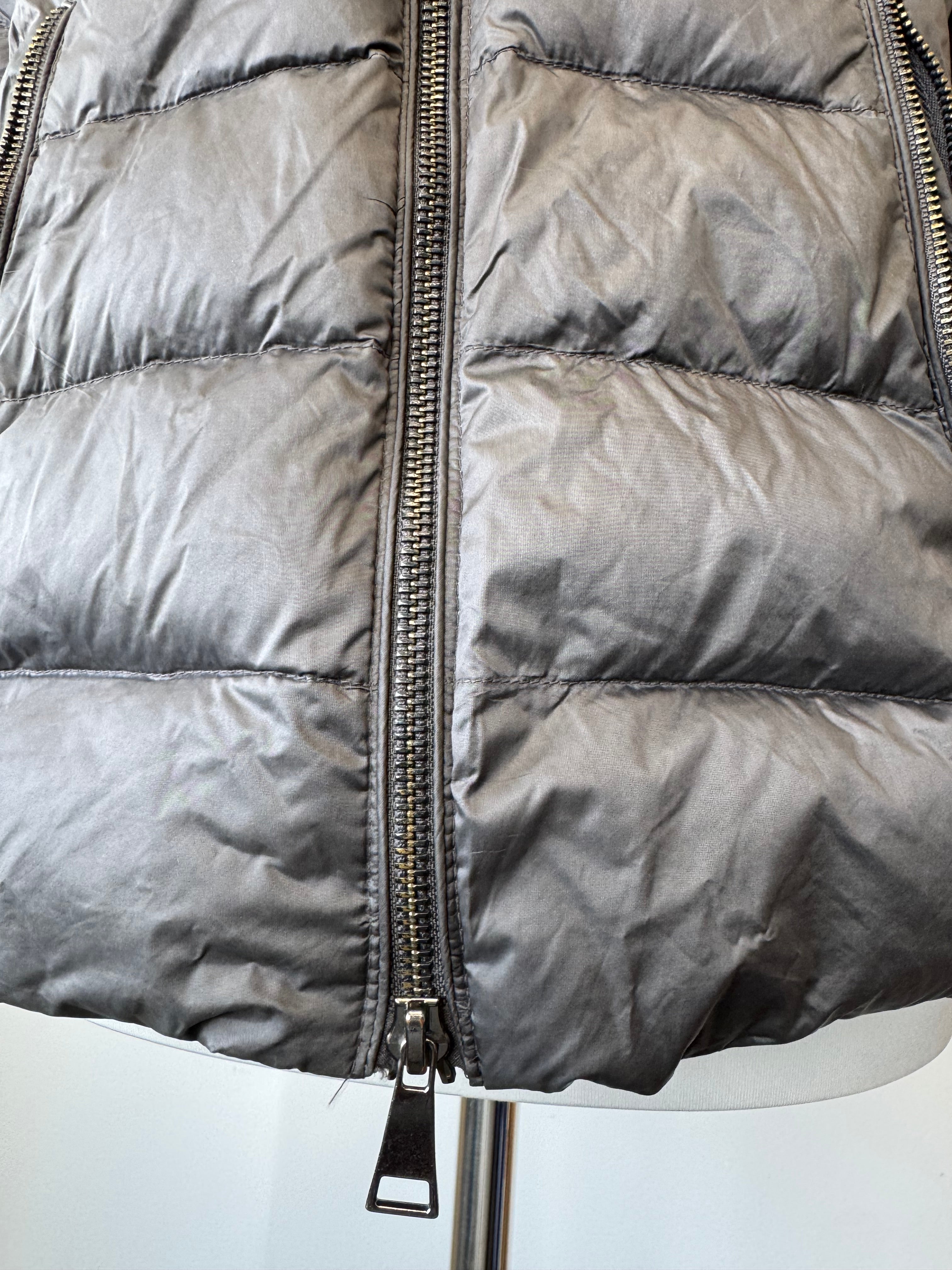Massimo Dutti Feather-Down Jacket | Size L | Gray | Good Condition