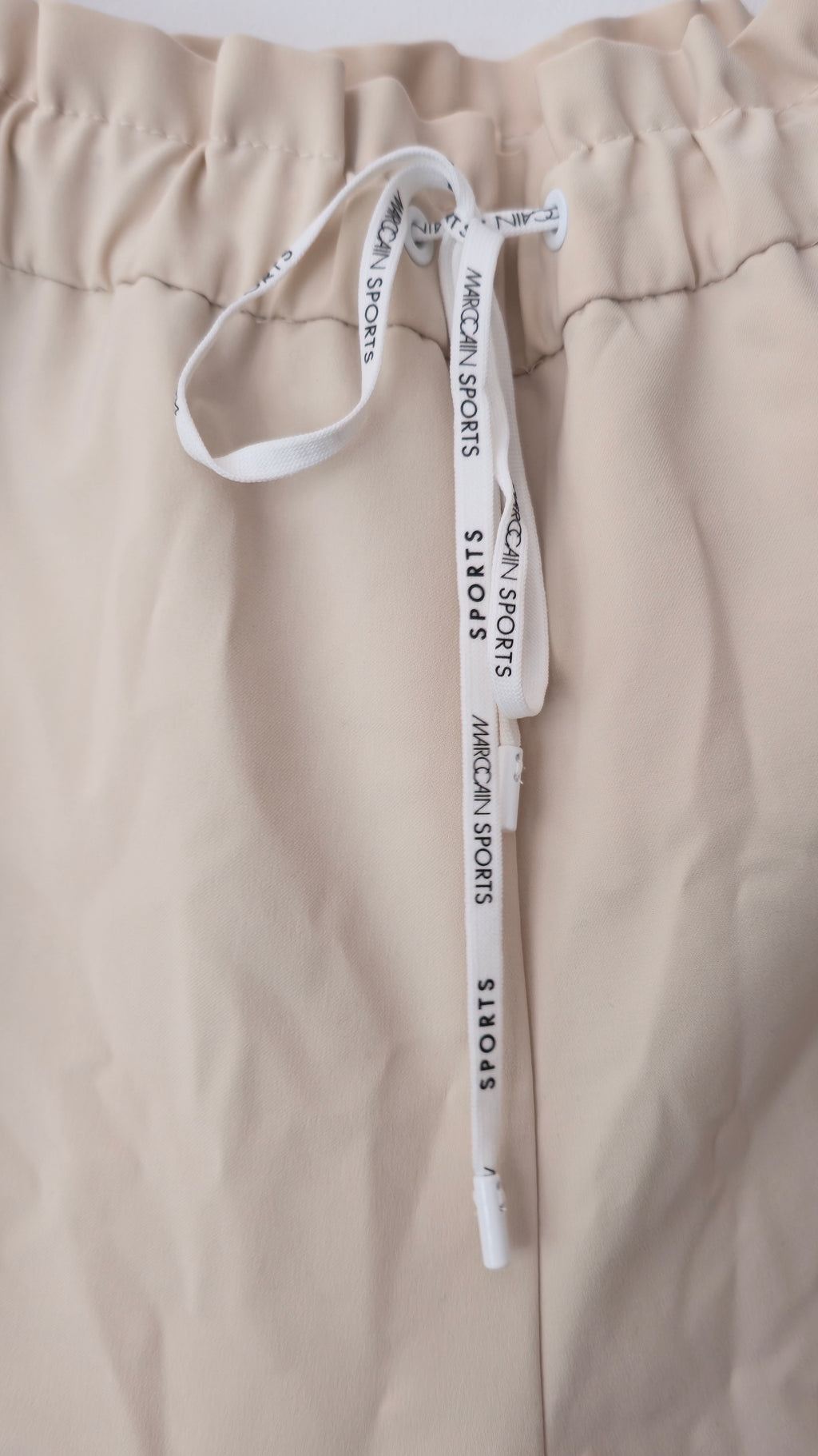 Marc Cain Willmar Hose Weit N 6 / EU 40 High Waist Offwhite Sehr Gut