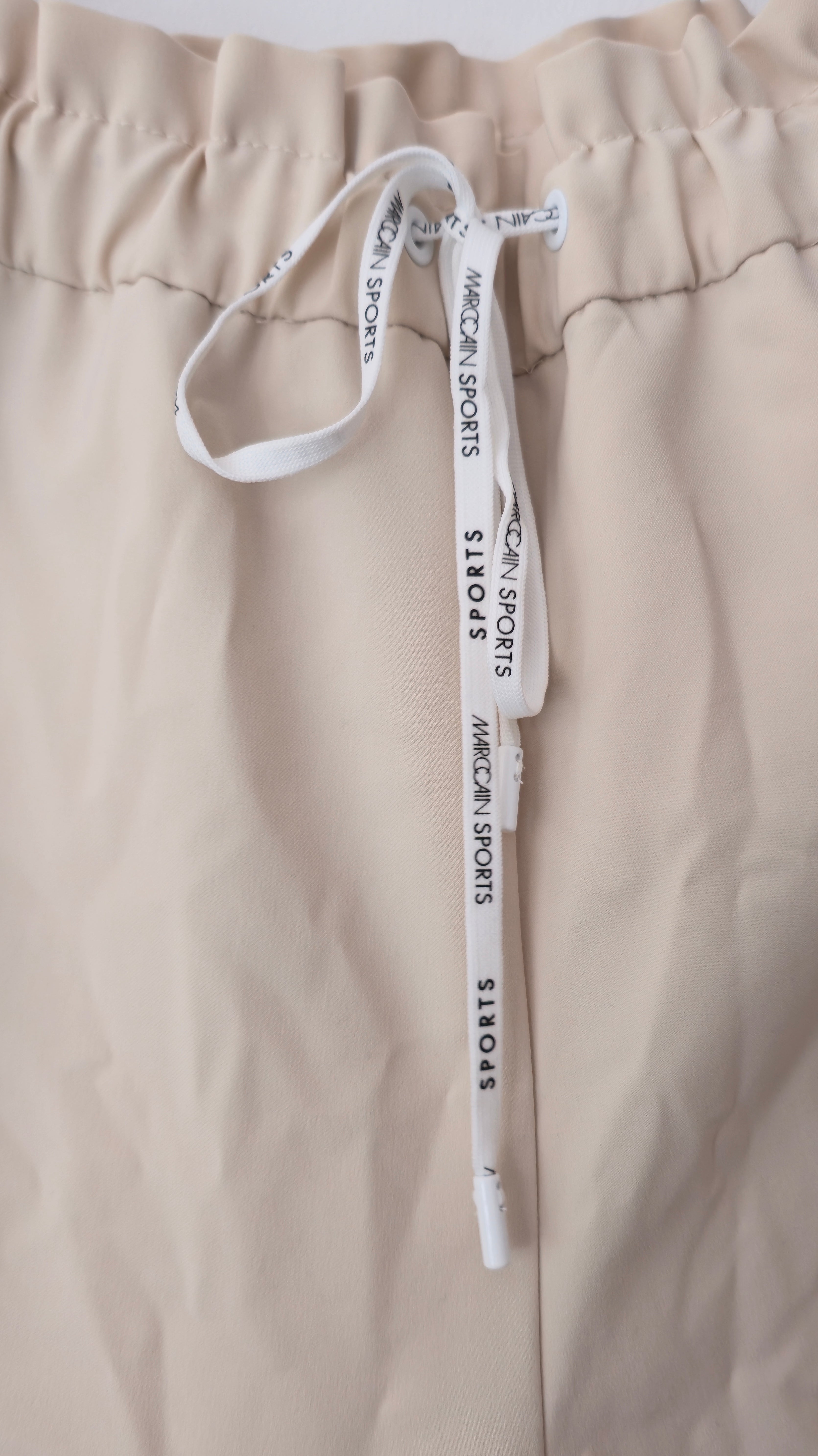 Marc Cain Willmar Hose Weit N 6 / EU 40 High Waist Offwhite Sehr Gut