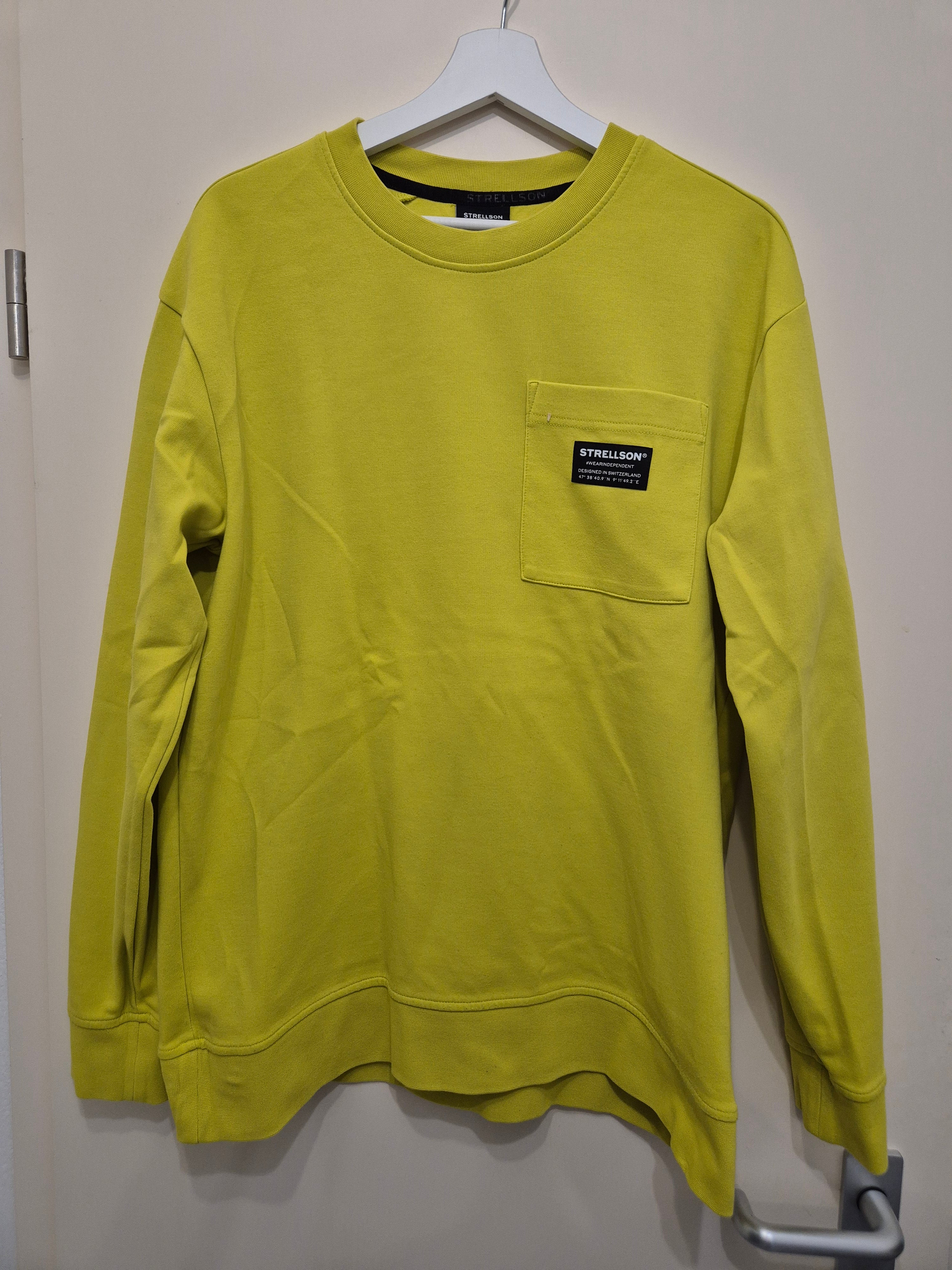 Strellson Sweatshirt Ives-RP – Gelb, Größe L, 100% Baumwolle, Sehr gut