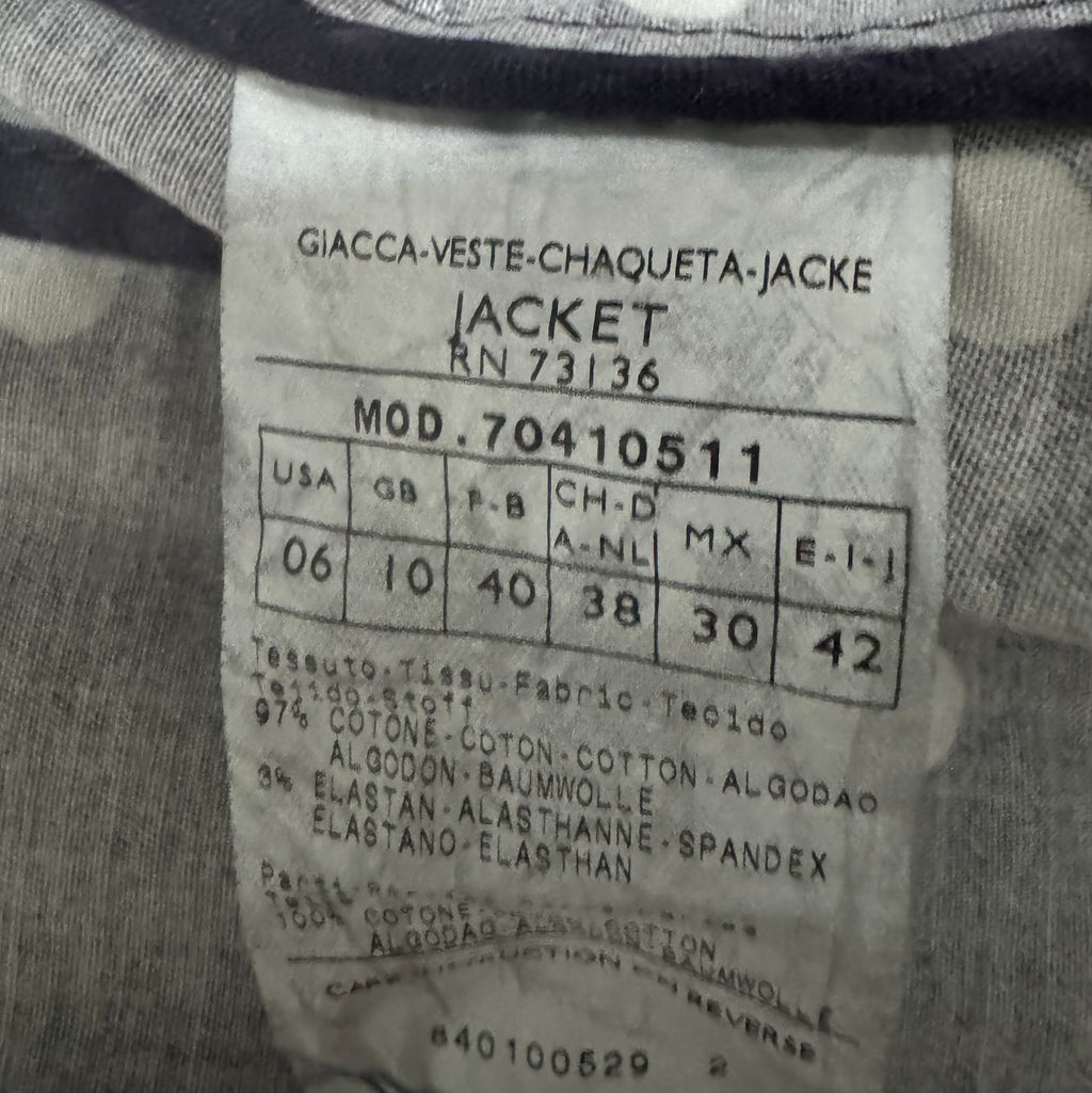 MAX&Co. Polka-Dot Baumwolljacke, Schwarz/Weiß, IT 40 / US 6, Guter Zustand