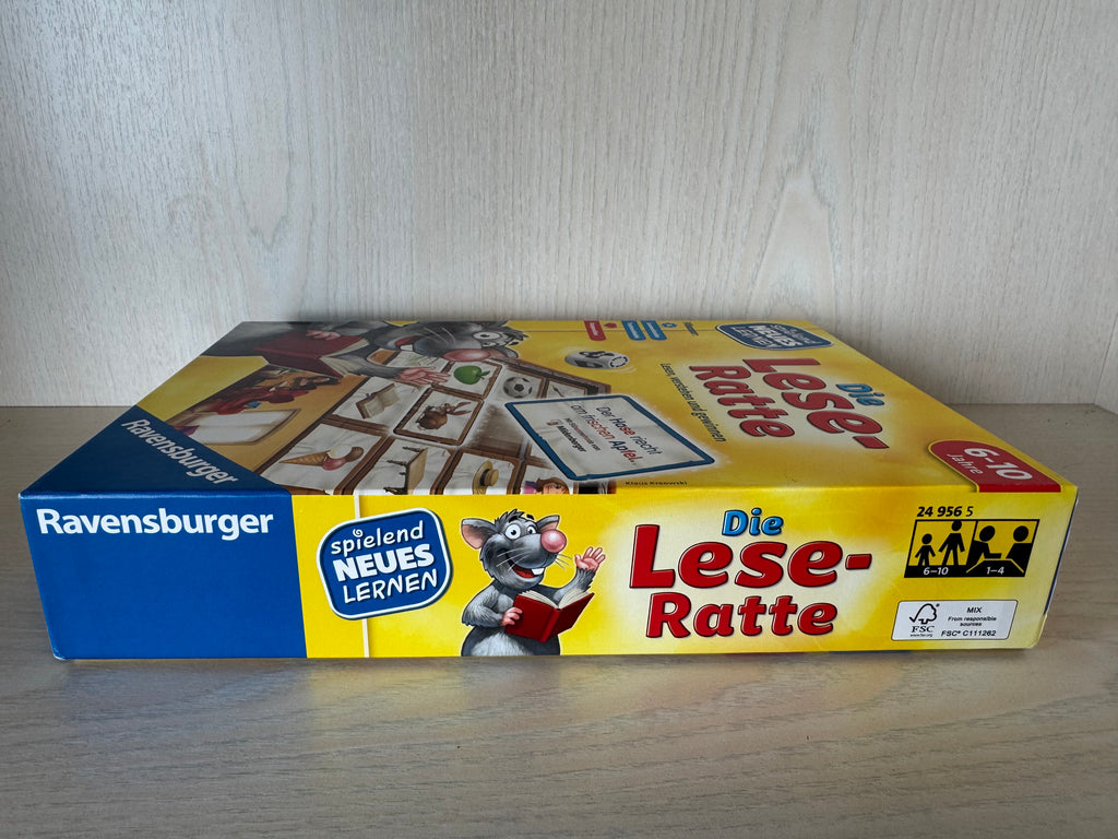 Ravensburger Die Lese-Ratte Reading Game, Multicolor, Medium, Good Condition