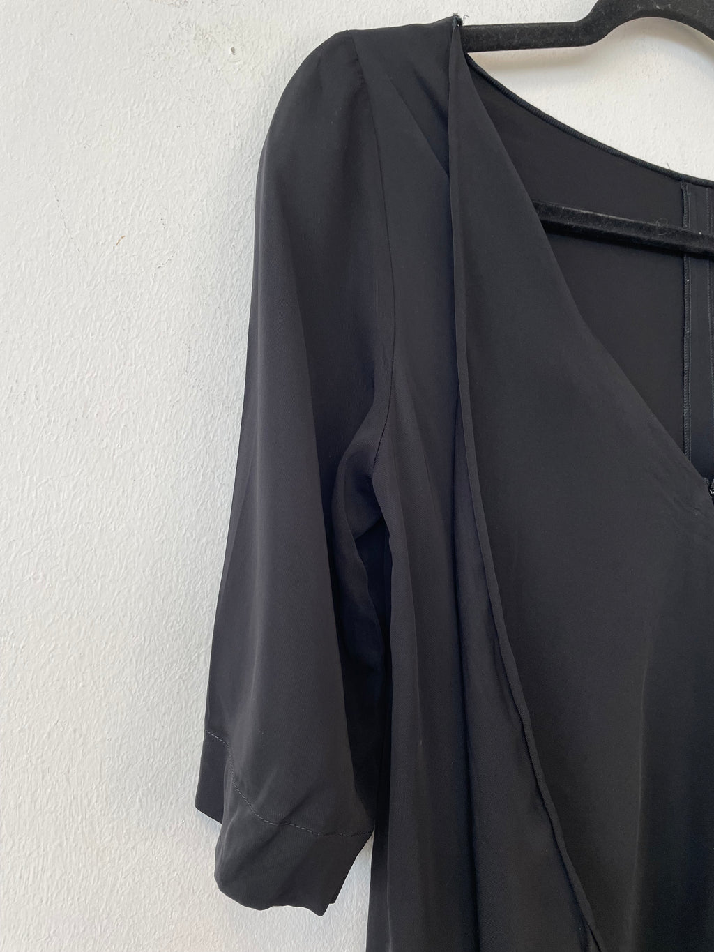 Stella McCartney Elbow Sleeve Dress – Black, Size 36, Very Good Condition