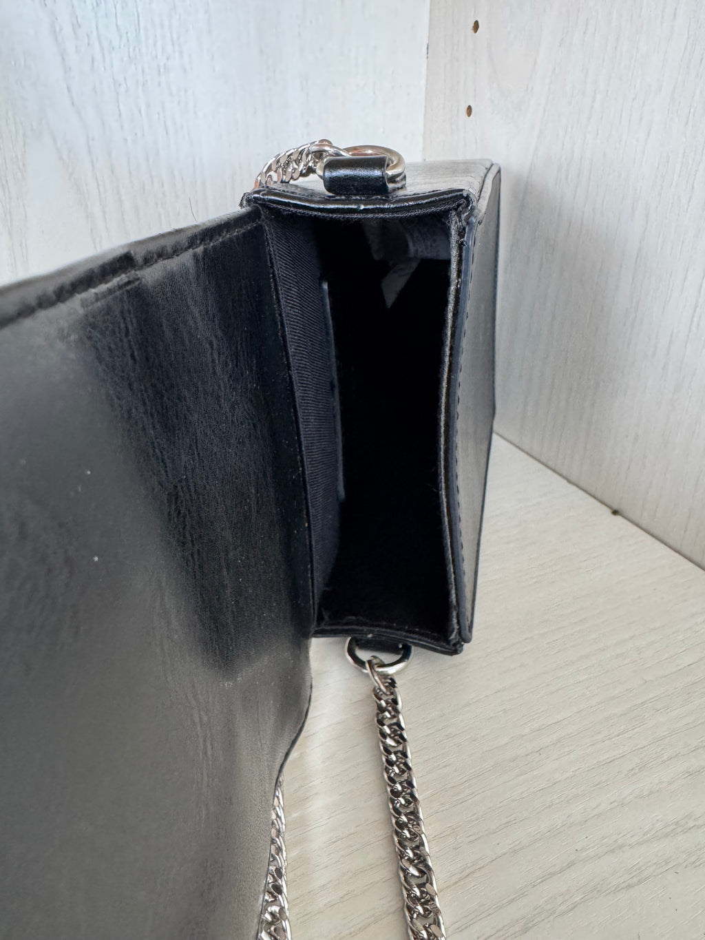 ZARA Mini Crossbody Phone Bag, Black, Compact, Normal Use, Unstitched Rear Corner