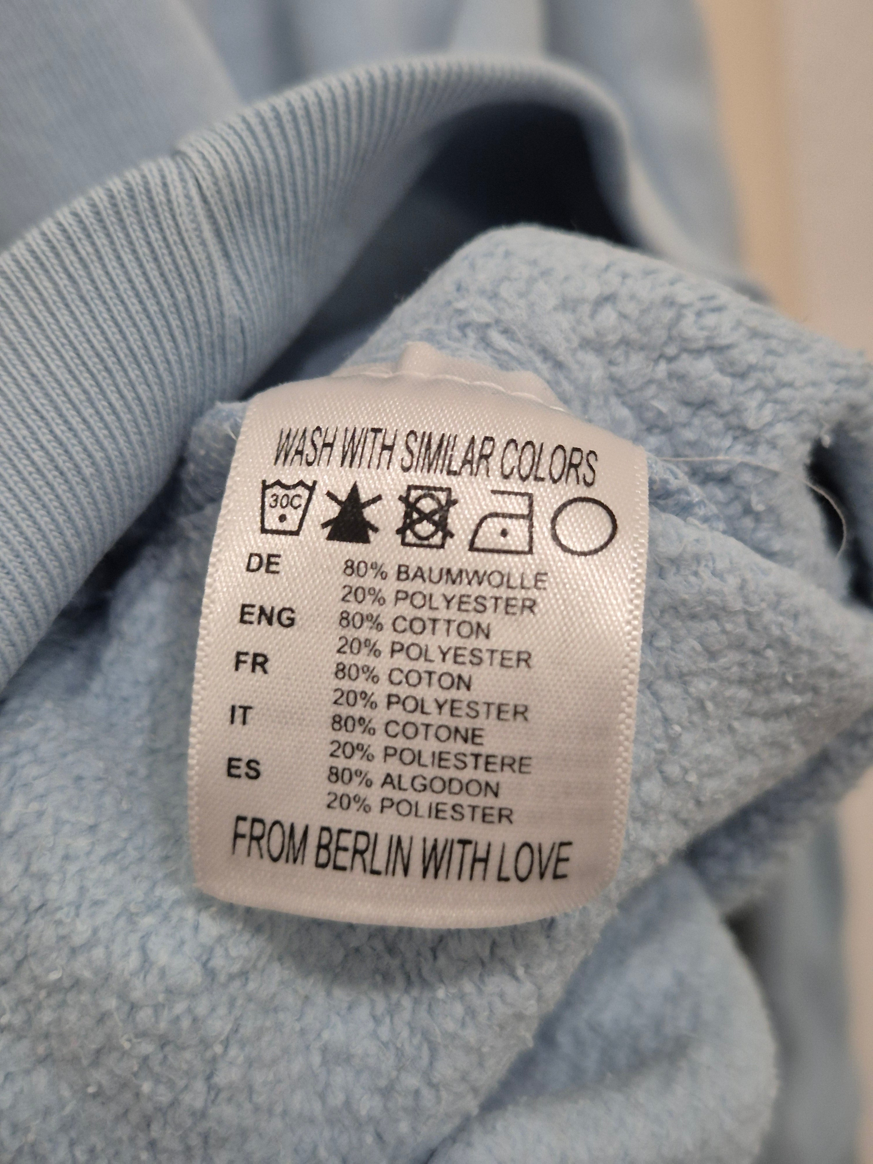 On Vacation „Paradiso“ Sweatshirt, hellblau, Größe M, sehr guter Zustand