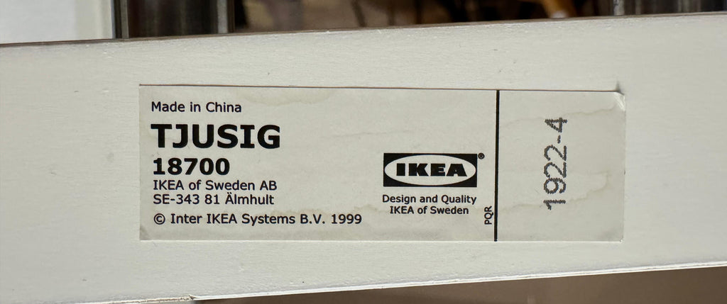 IKEA TJUSIG Shoe Rack, White, 81x32x37 cm, Very Good Condition