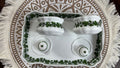 Meissen „Green Ivy“ 3-tlg. Gewürzset Porzellan, normal gebraucht