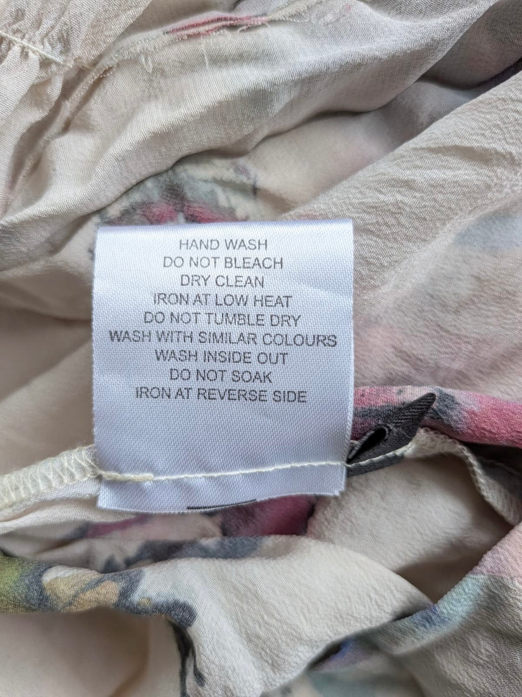 Julie Brandt Mari Dress – 100% Silk, Multicolor Floral, Size 38, Good Condition