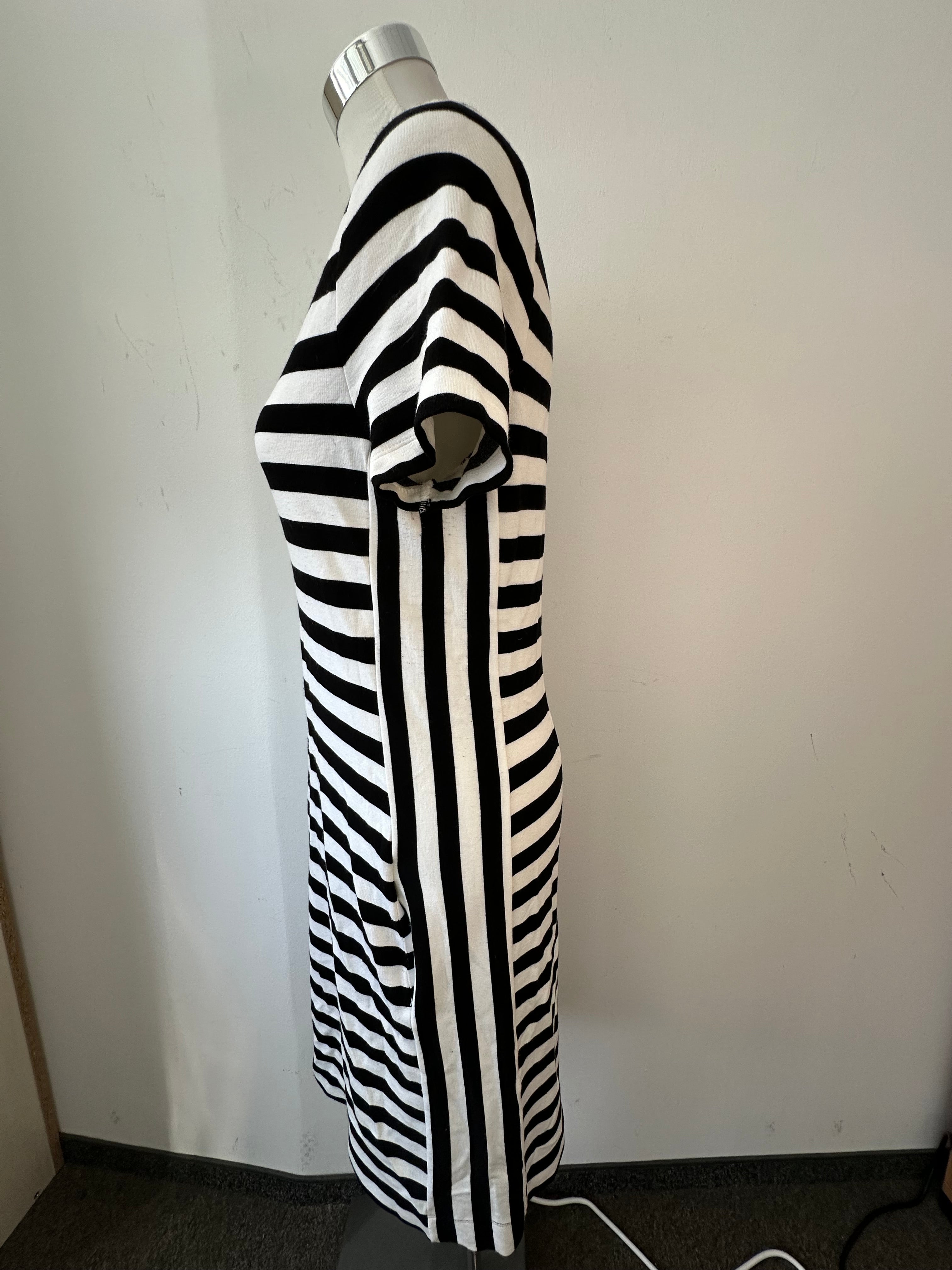 Claudia Sträter striped dress, black/white, size M, very good condition