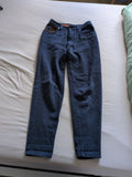 Trussardi High-Waist Jeans | Dunkelblau | Vintage | Größe 33 | Gebraucht