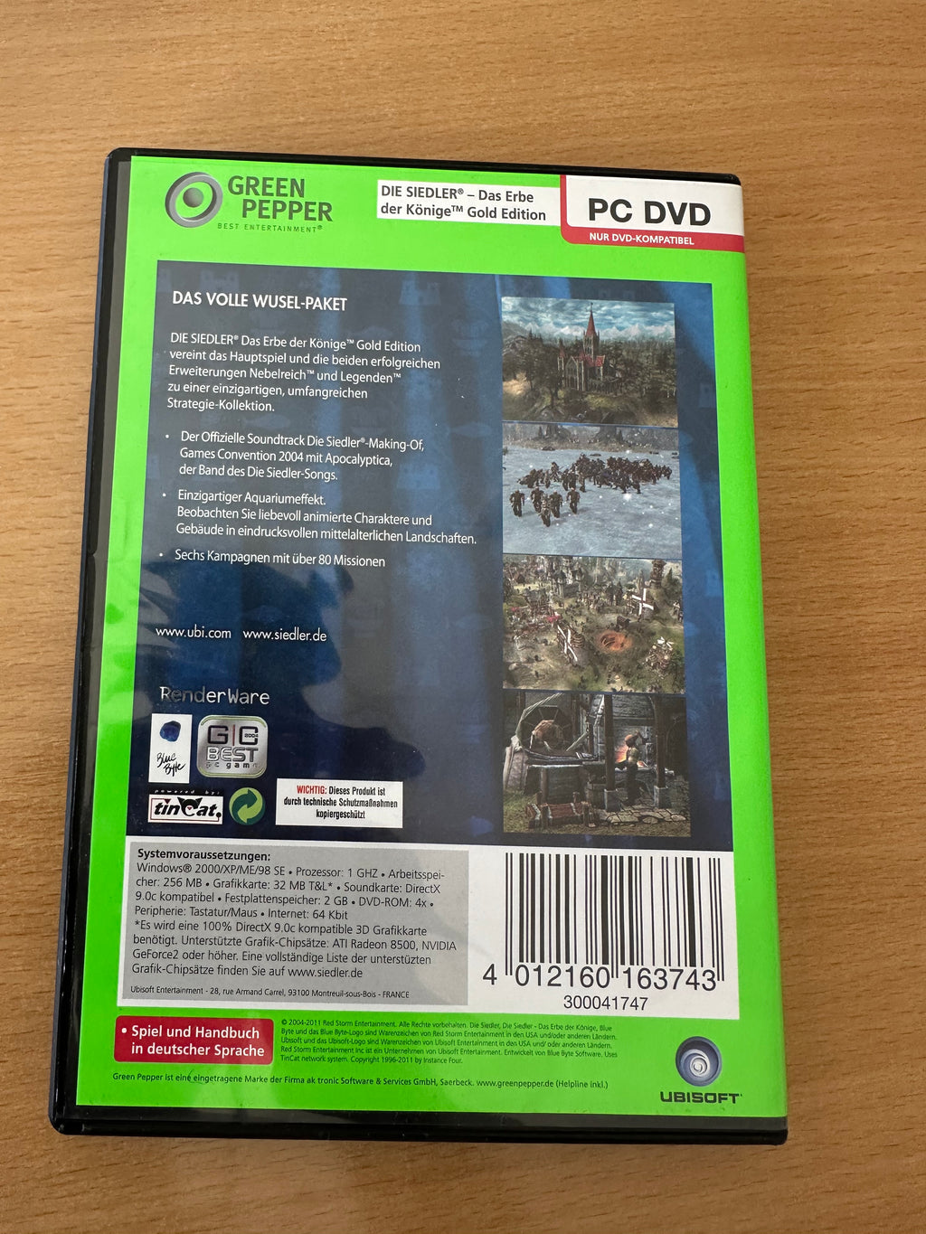 Ubisoft Die Siedler 5 Gold Edition (PC DVD, Green Pepper Case, Good)