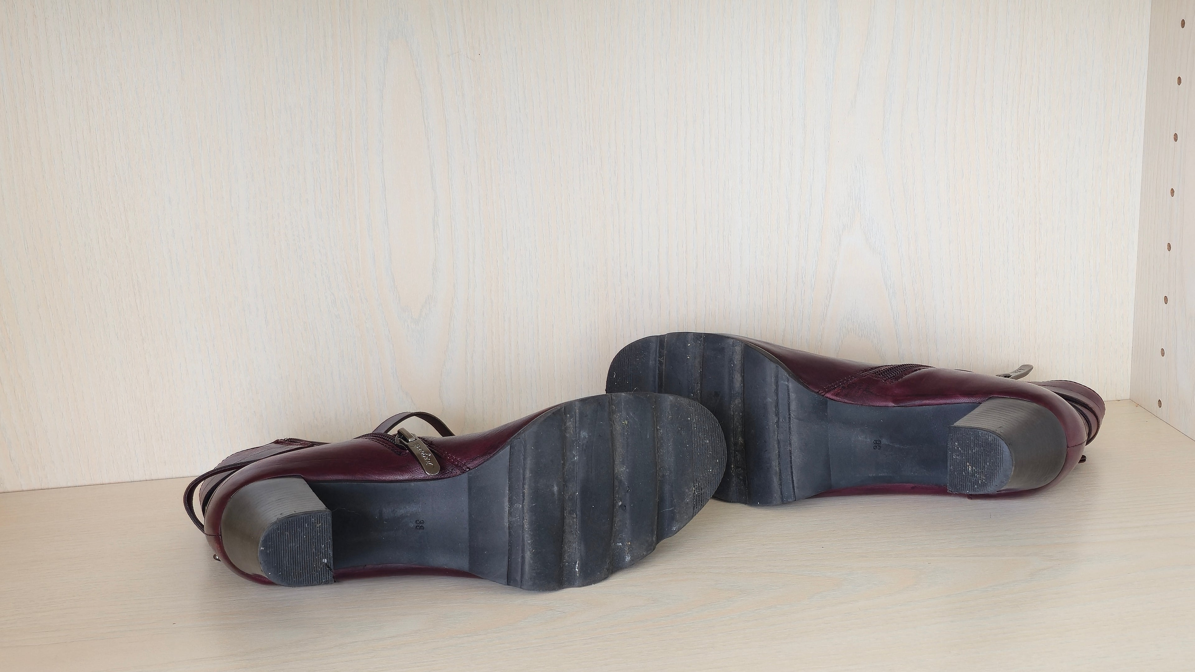 Regarde Le Ciel Leder Stiefeletten | EU 38 | Burgundy | Sehr guter Zustand