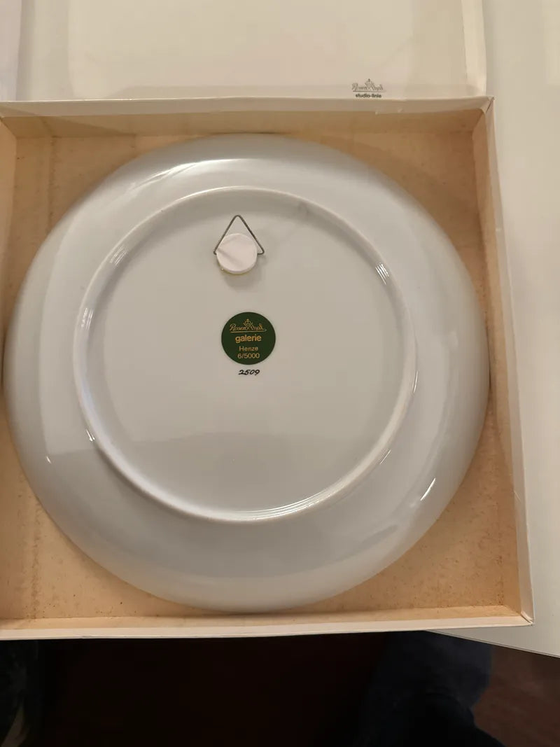 Rosenthal Studio-Line Artist Plate No.6 Hans Werner Henze, Like New, Limited Edition