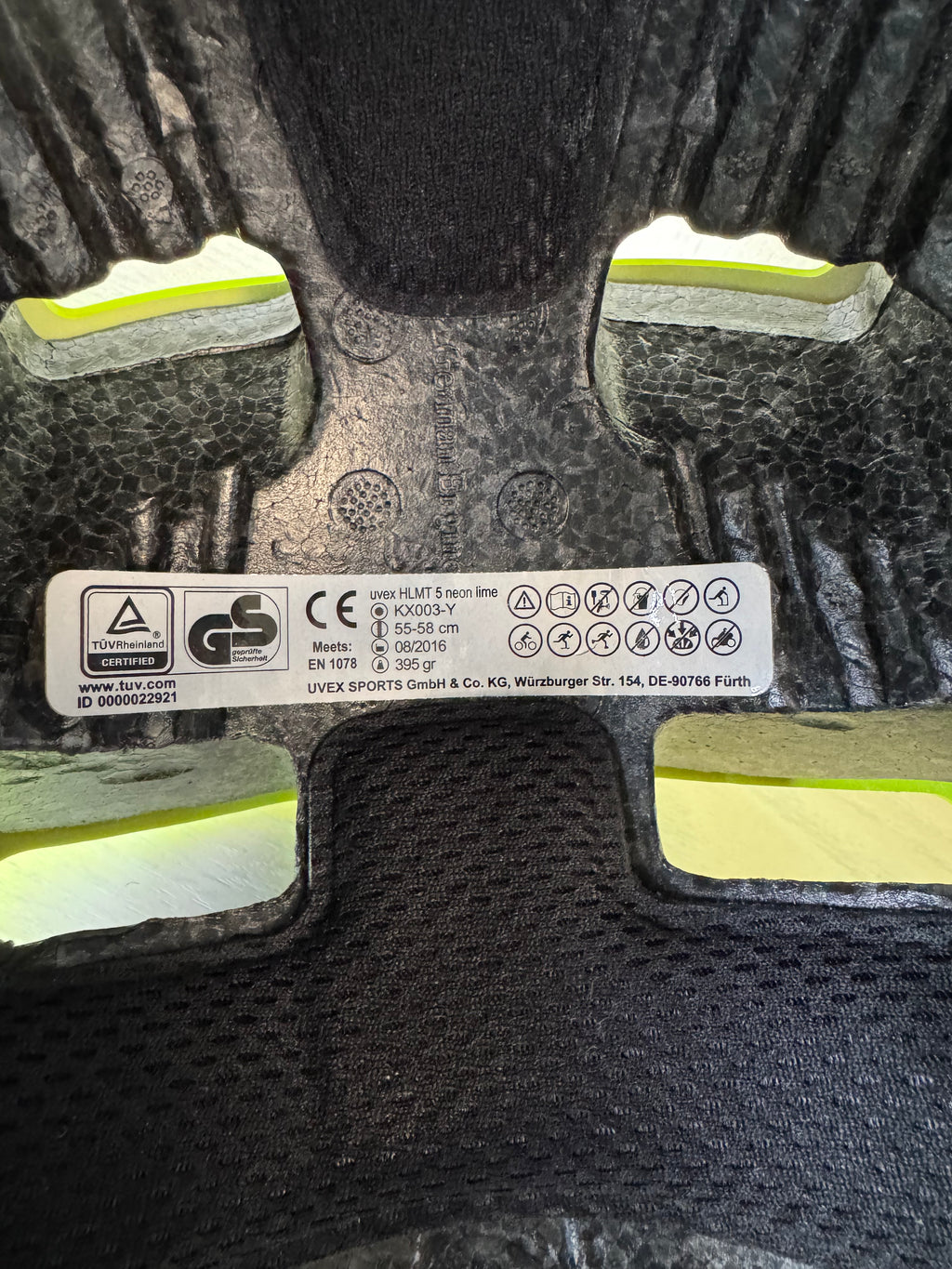 Uvex HLMT 5 Fahrrad & Skate Helm 56-58 cm Neon Lime, guter Zustand
