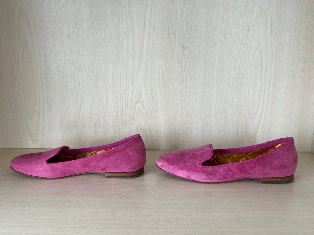 Florens pink suede ballet flats, EU 39, good condition