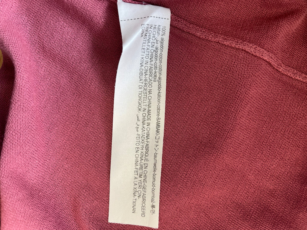 Massimo Dutti Extrafine Cotton Polo XL Maroon Zustand Gut