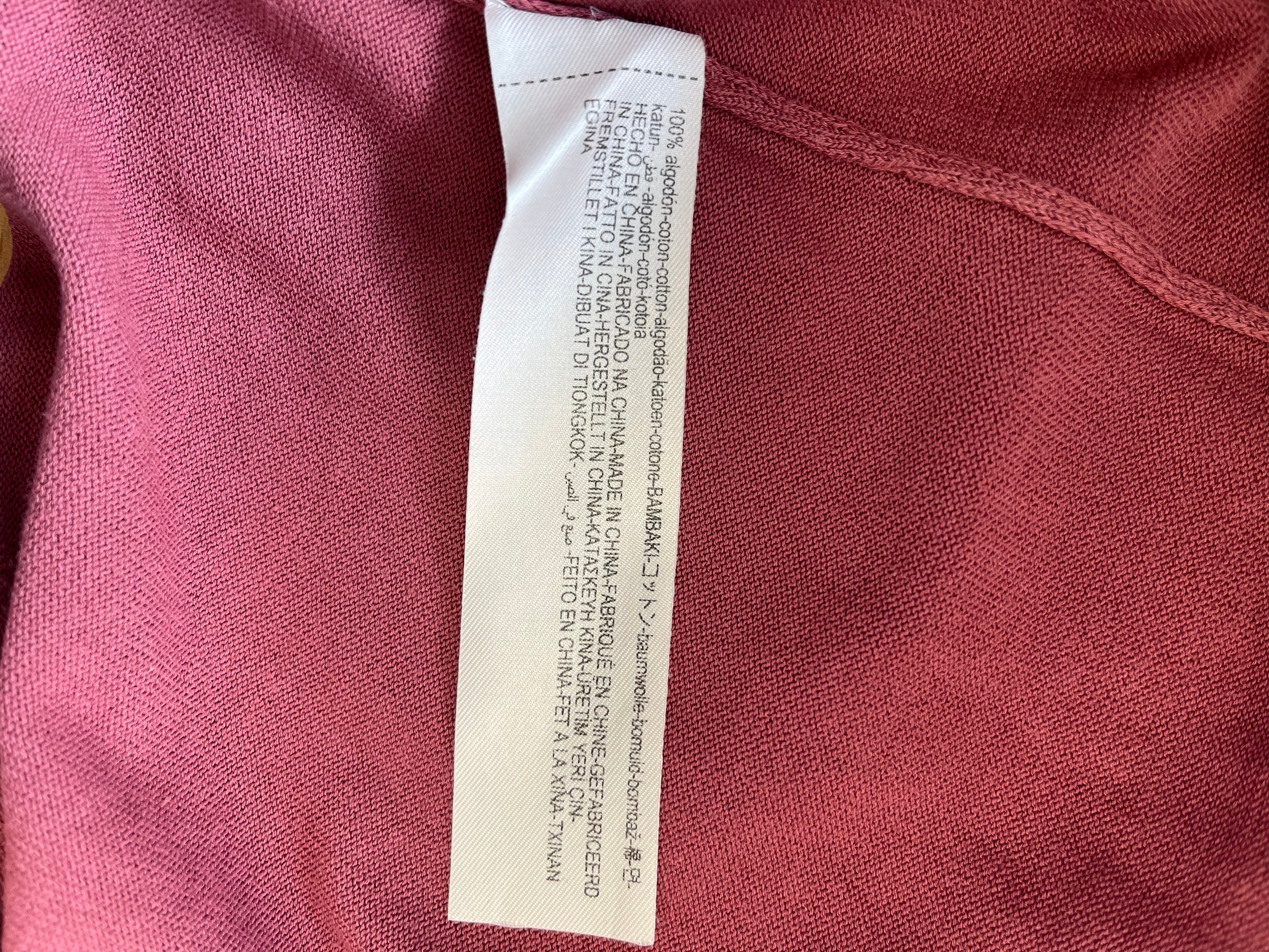 Massimo Dutti Extrafine Cotton Polo XL Maroon Zustand Gut